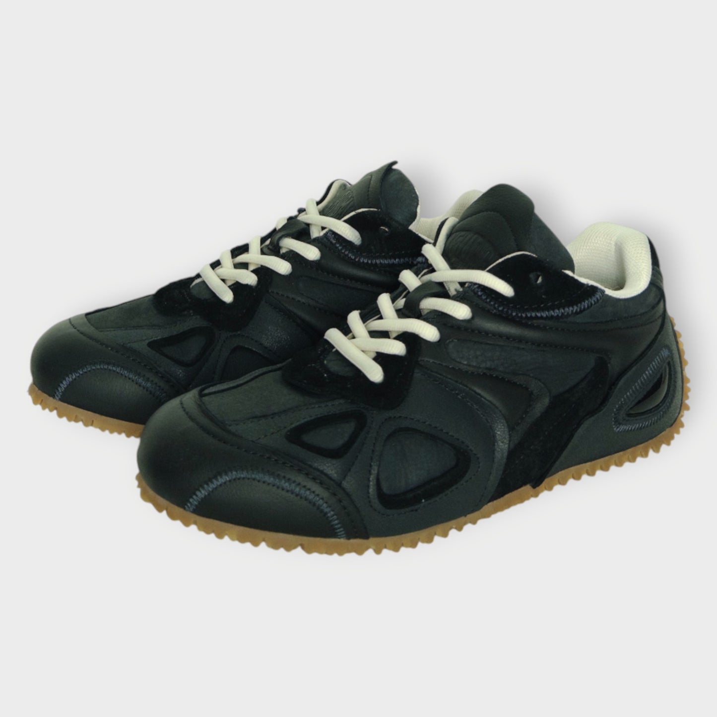 Leather & Suede Slow Runner Sneaker