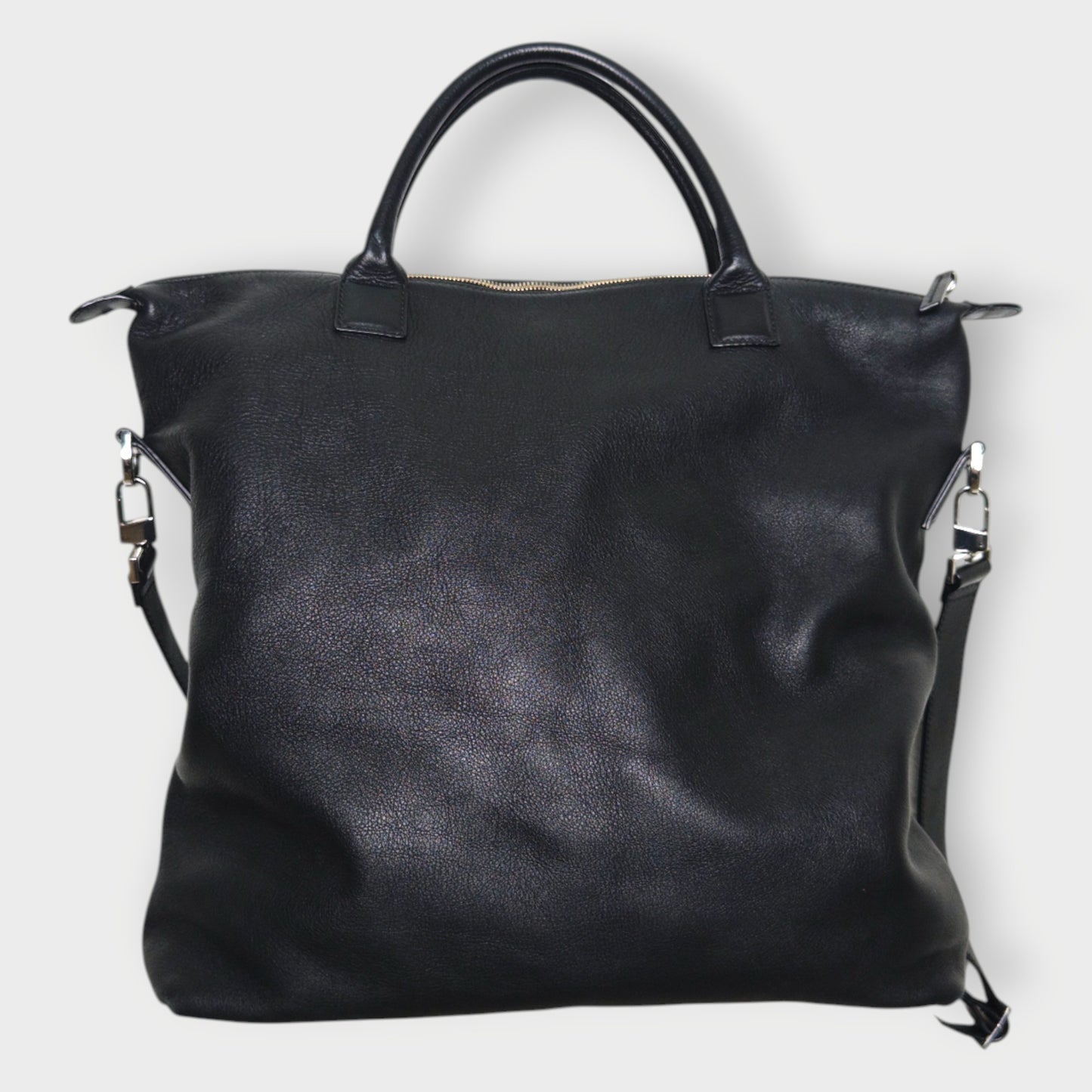 Black Leather Tote