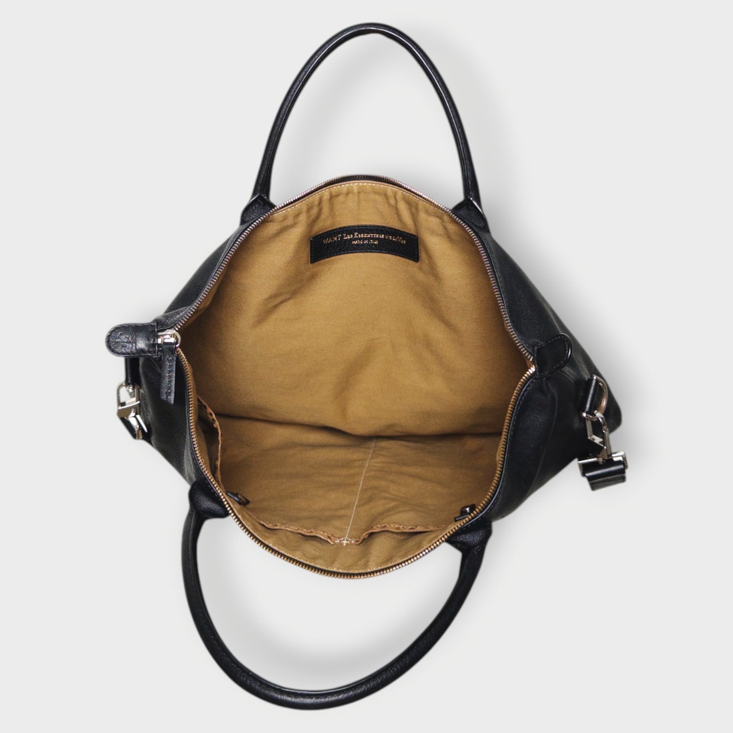 Black Leather Tote