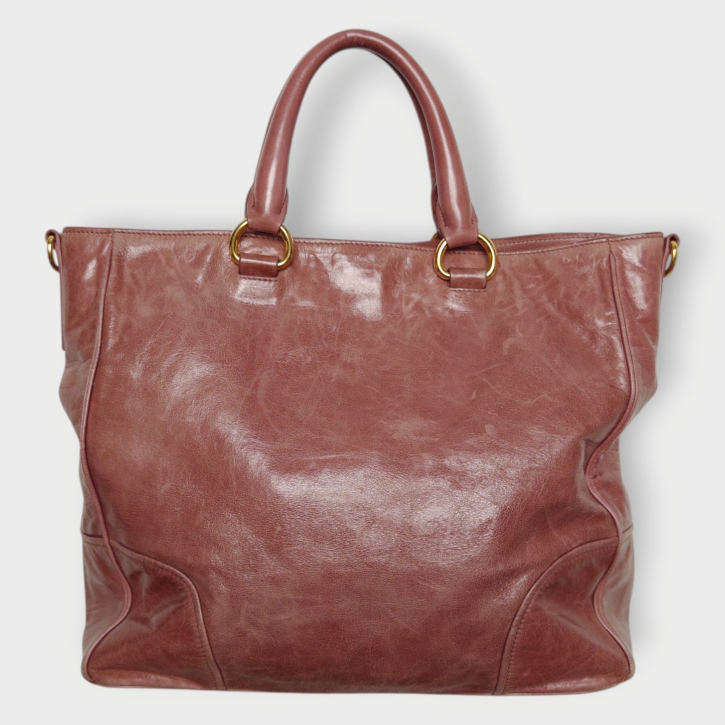 Vitello Shine Leather Tote