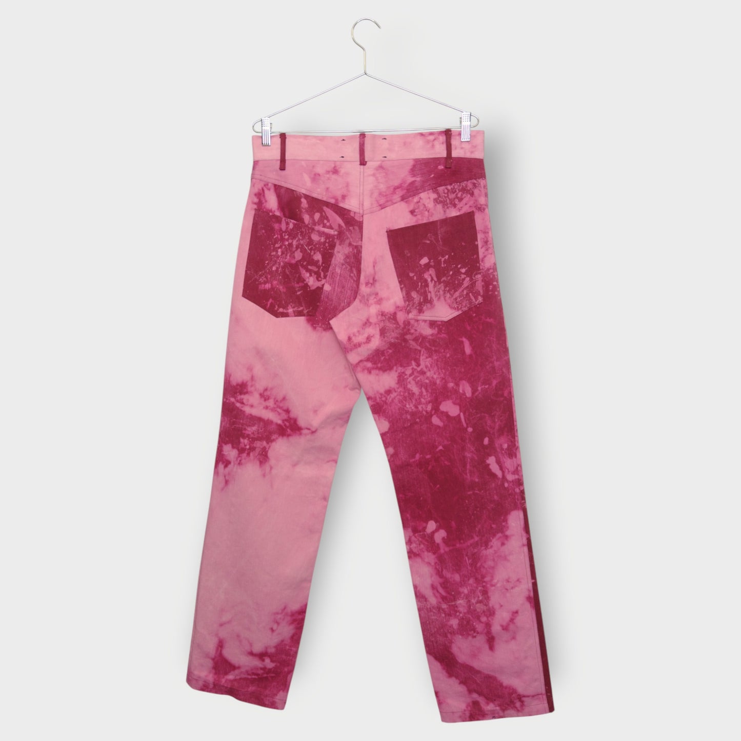 Dyed Mid-Rise Straight Pant
