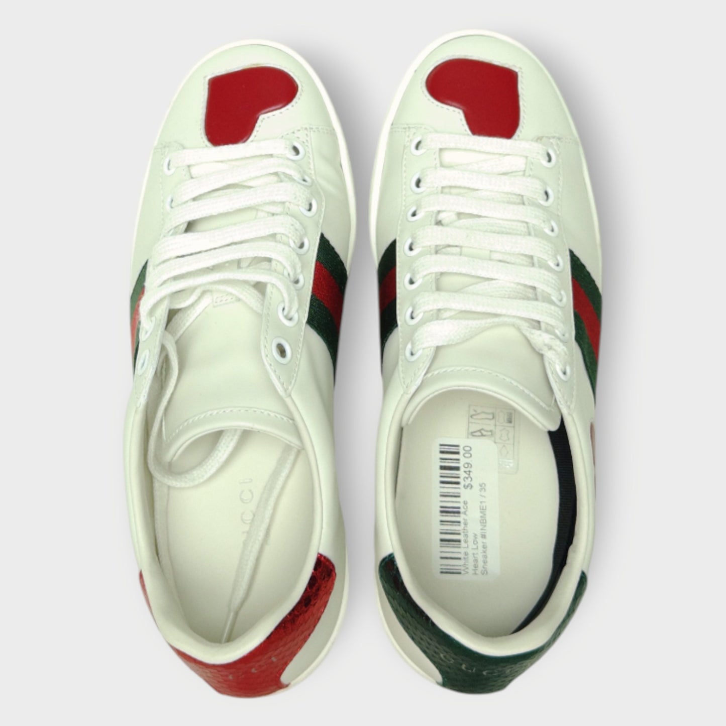 Leather Ace Heart Low Sneaker