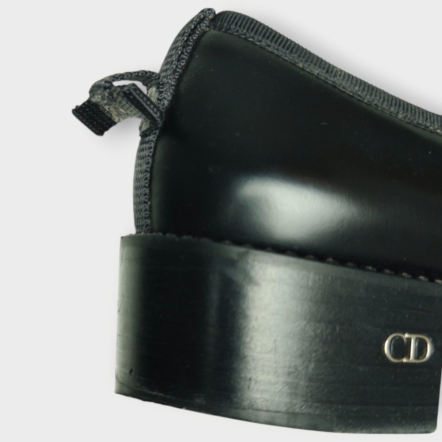 Leather Diamanté Derby Shoe