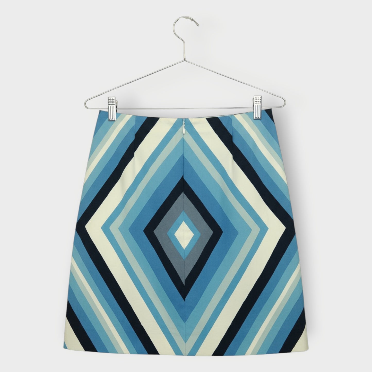 Diamond Print Mini Skirt