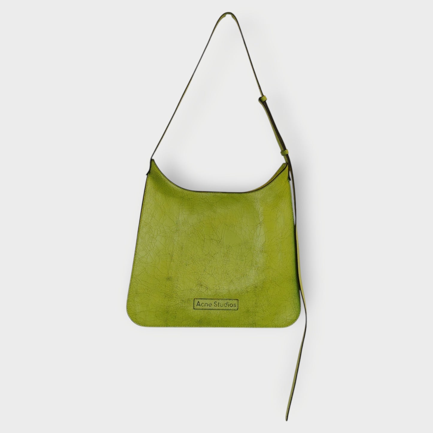 Cracked Leather 'Platt' Bag