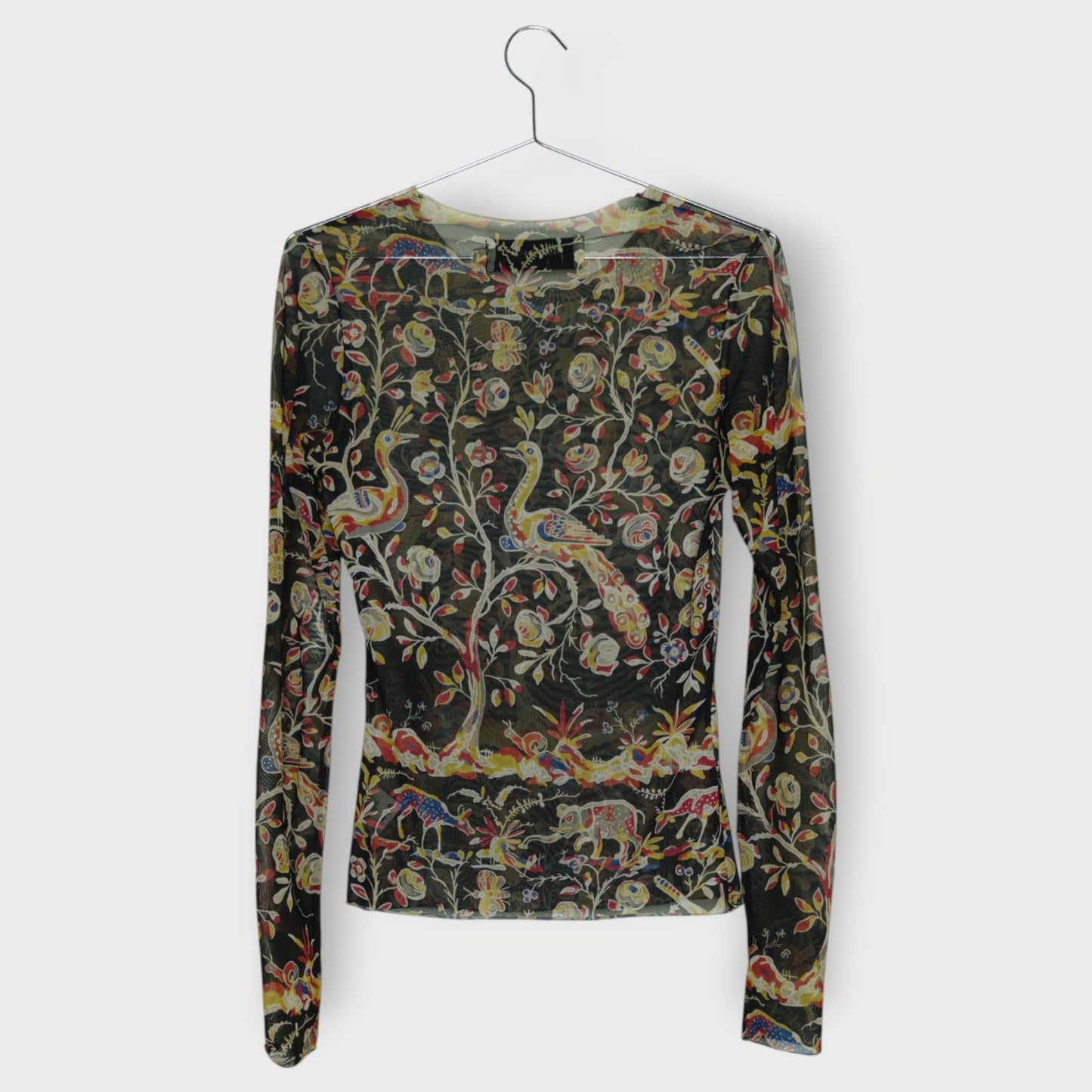 Floral Mesh Top