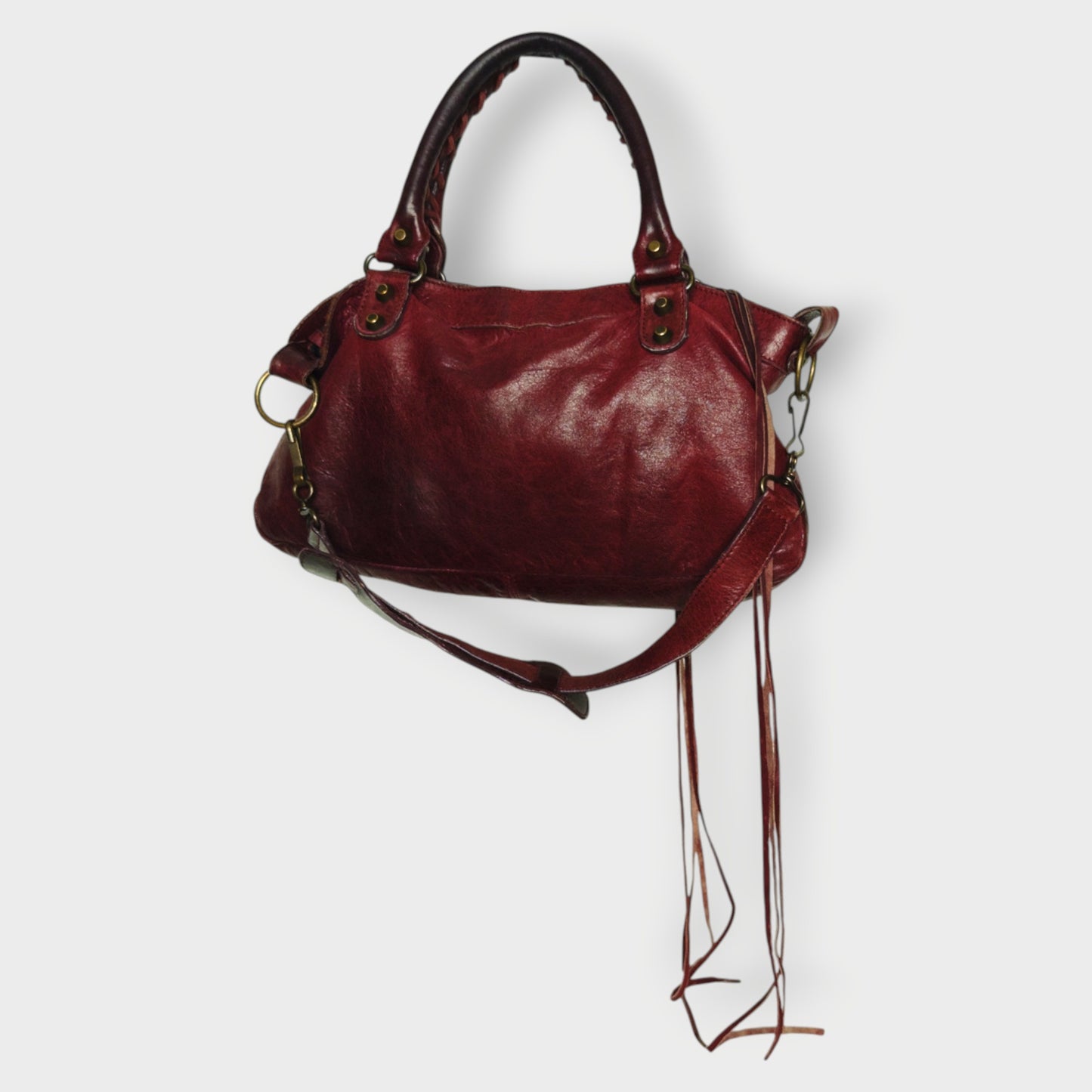 Lambskin Classic Motorcycle City Bag