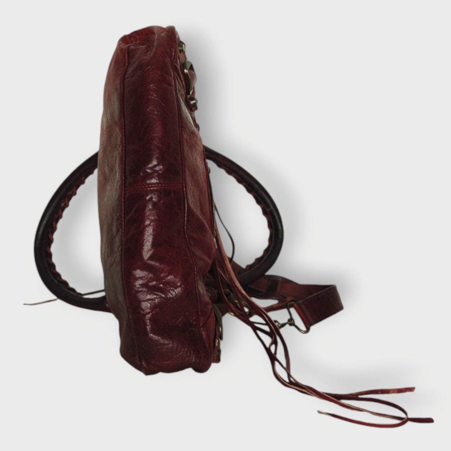 Lambskin Classic Motorcycle City Bag