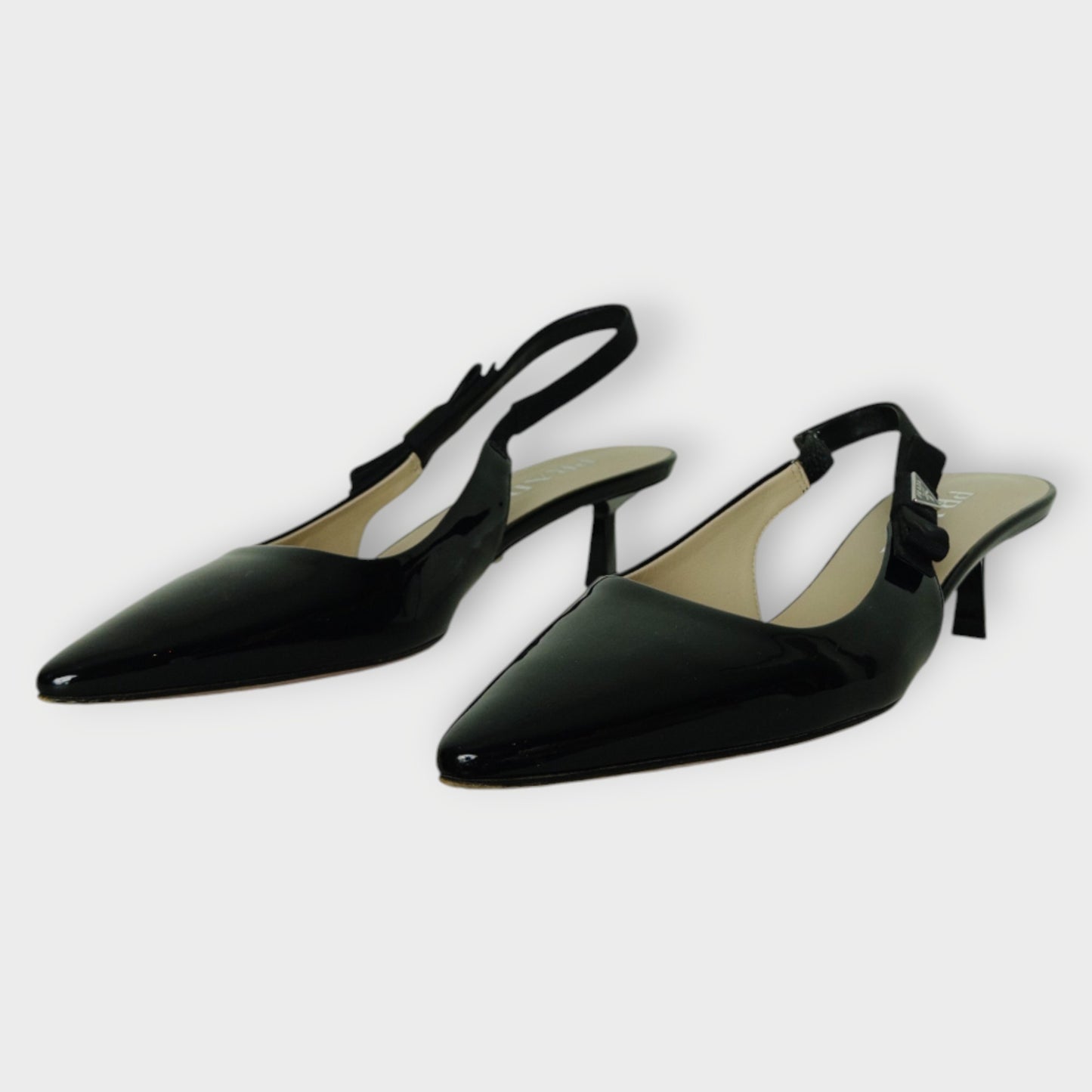 Patent Leather Sling Backs