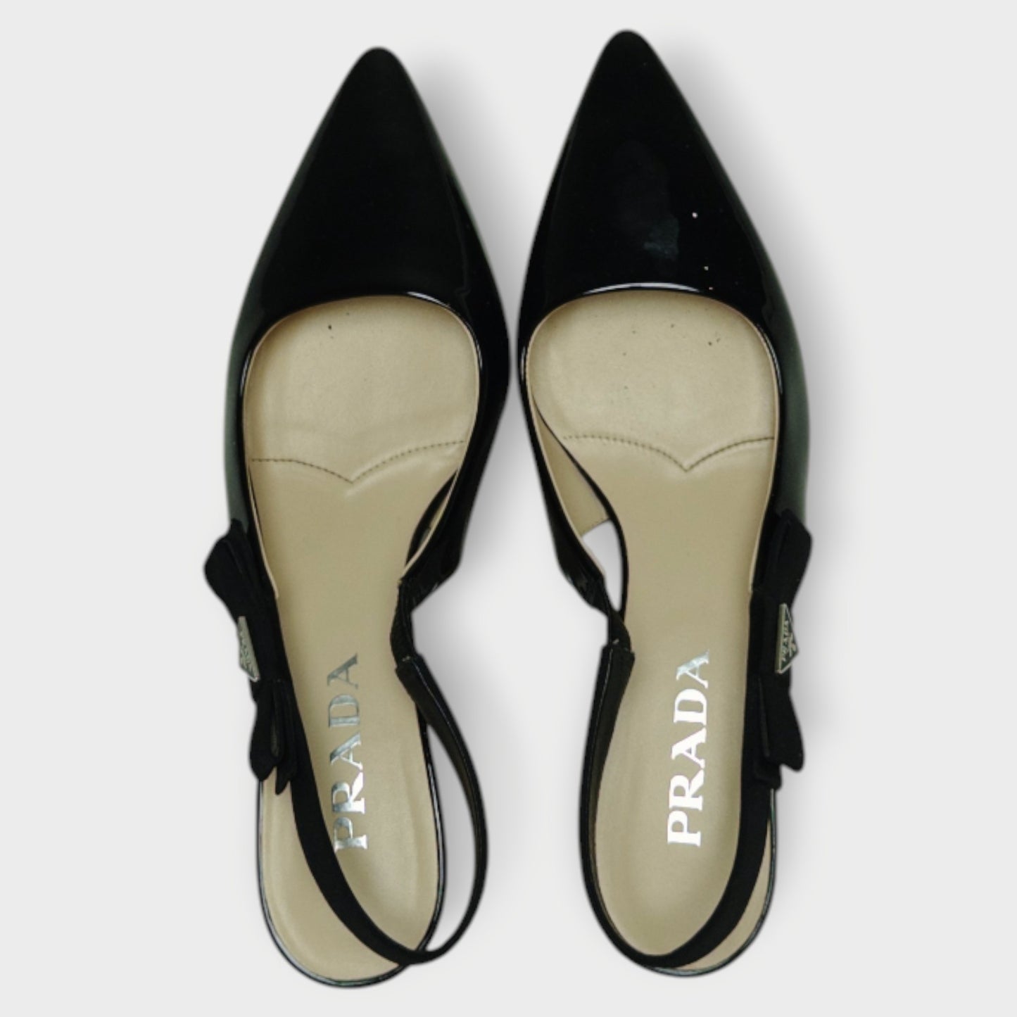 Patent Leather Sling Backs