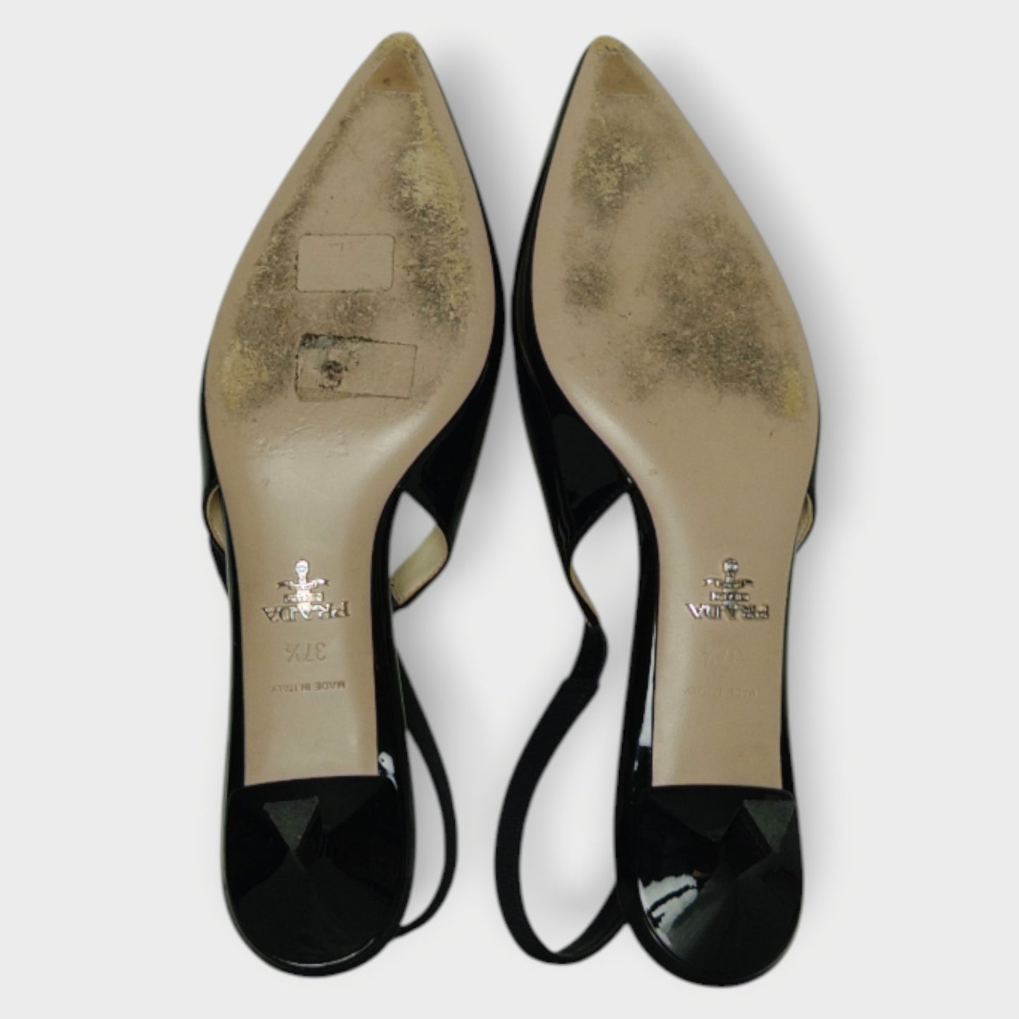 Patent Leather Sling Backs