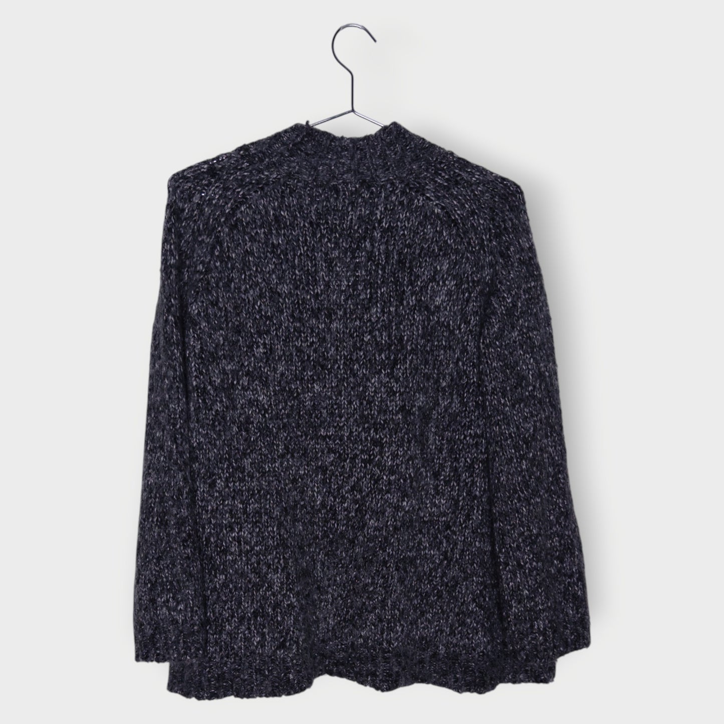Mottled Mock Neck Knit Jumper