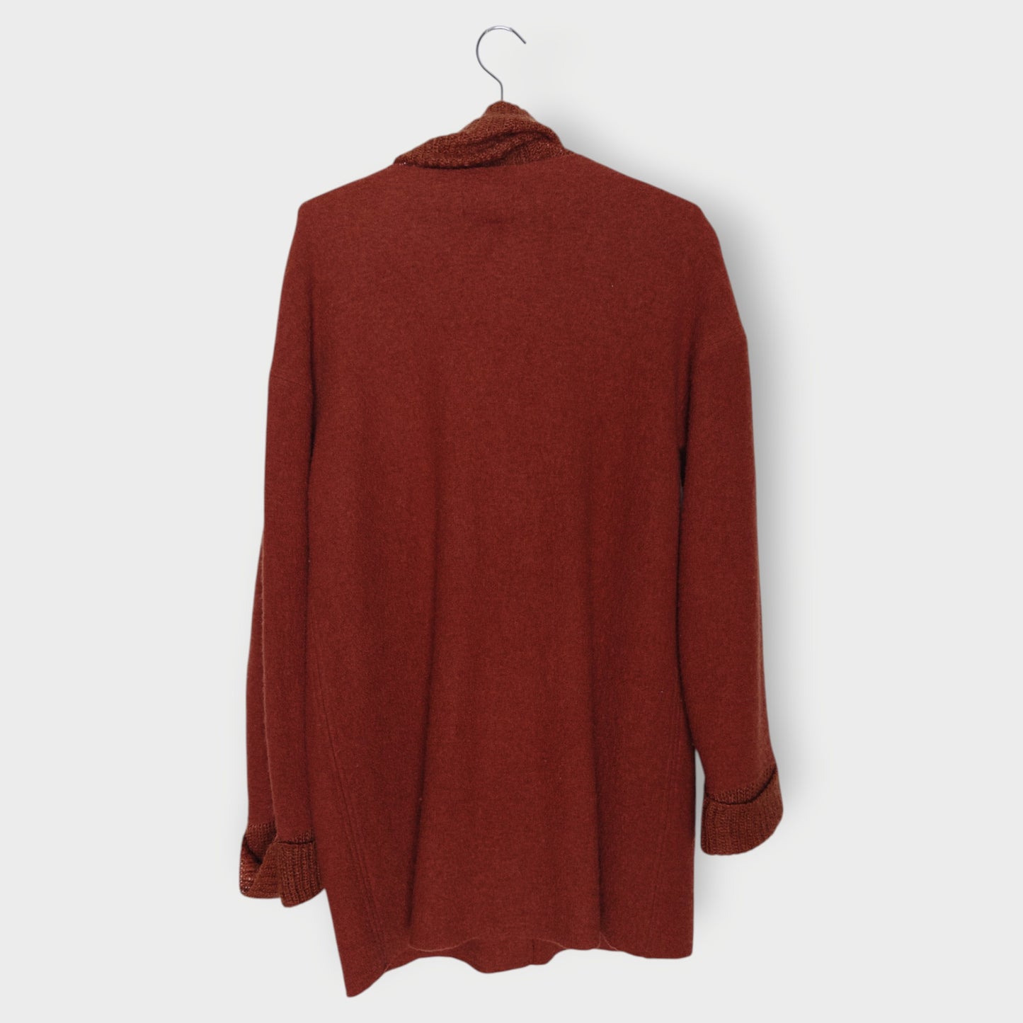 Wool & Knit Contrast Jacket