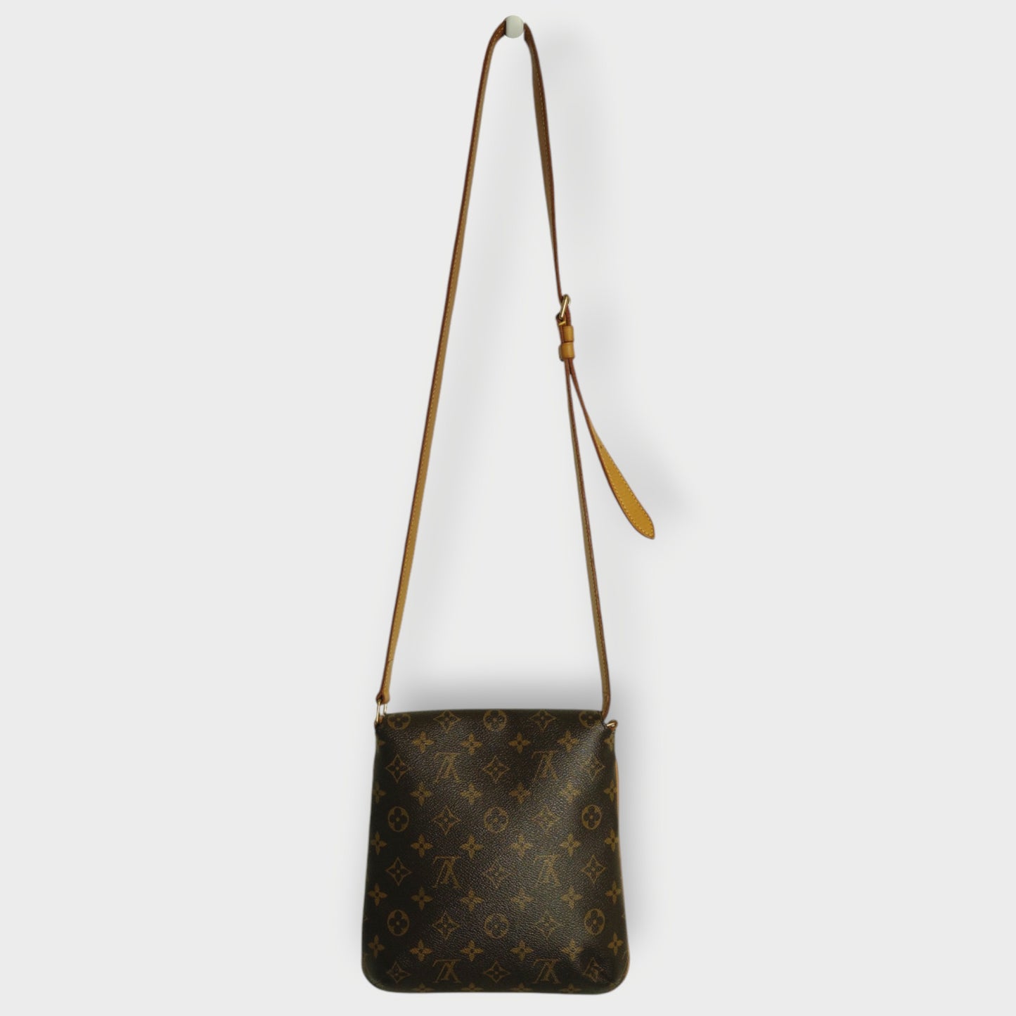 Leather Monogram Musette Crossbody