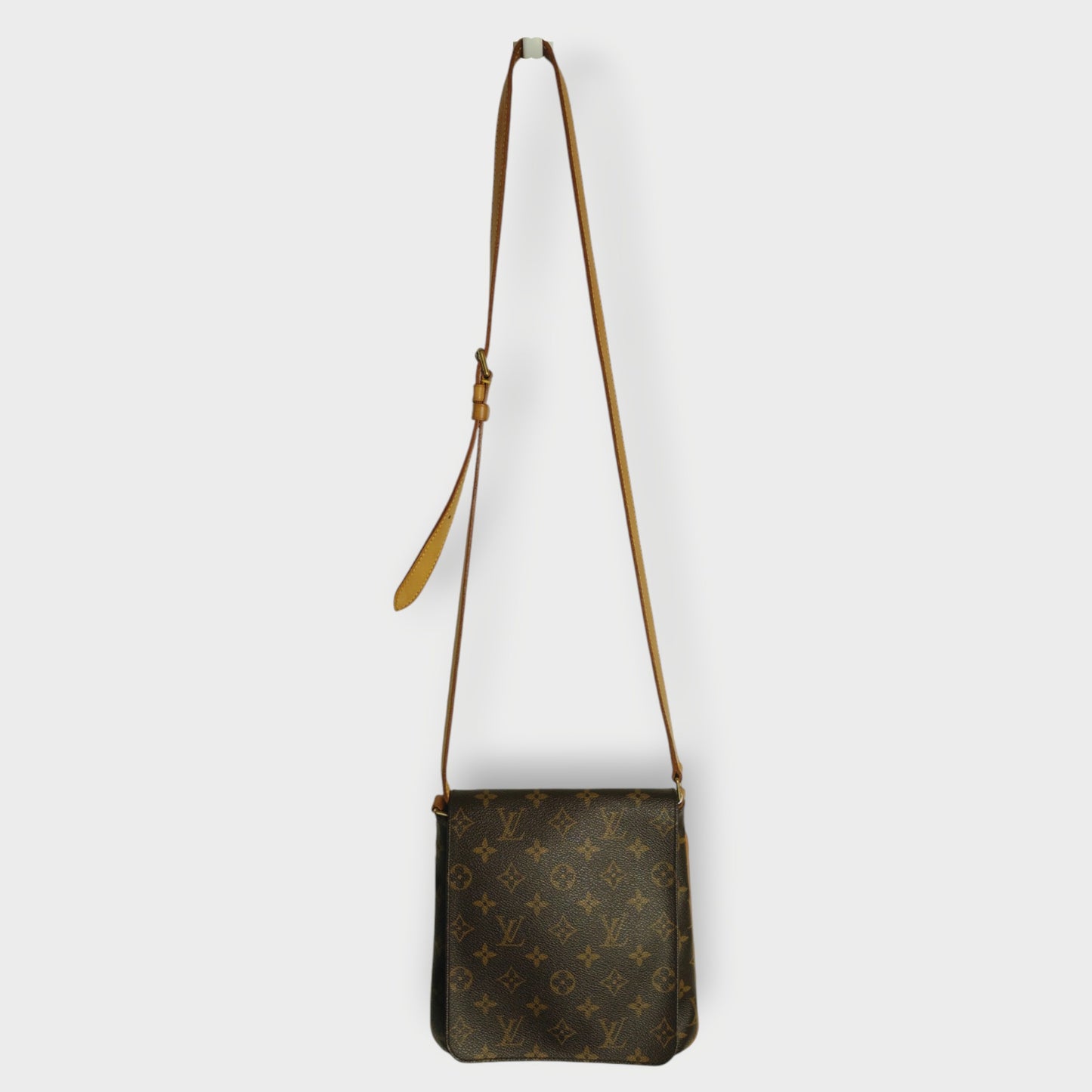 Leather Monogram Musette Crossbody