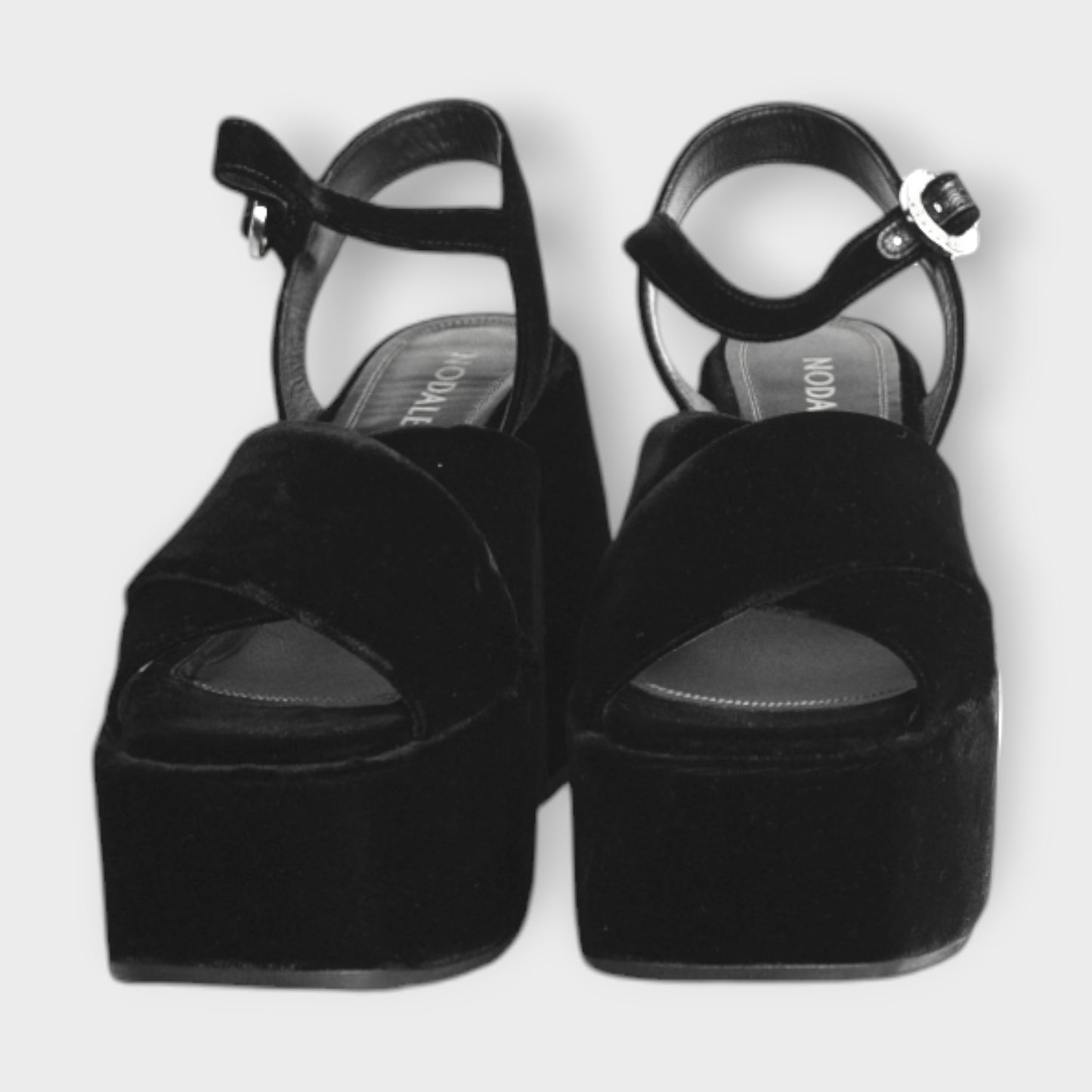 Velvet Joni Platform Sandals & Box