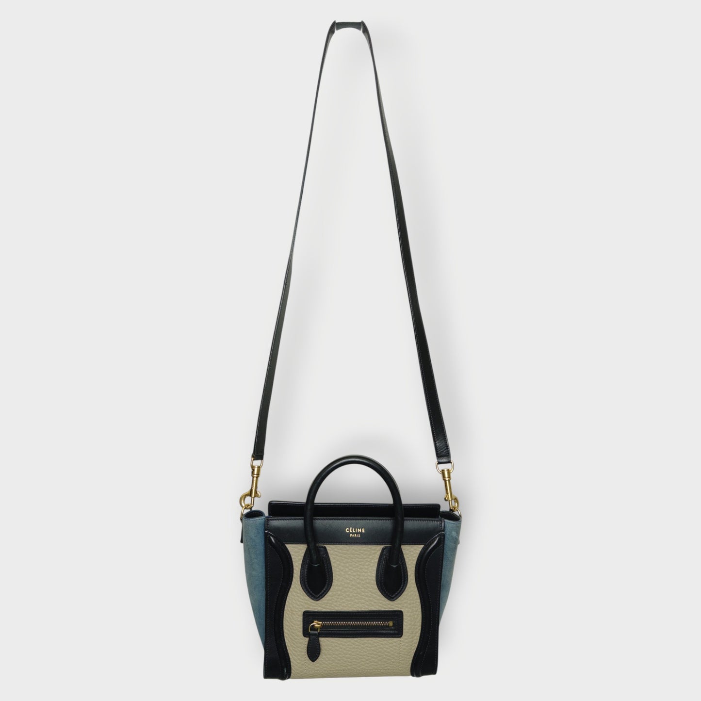 Tricolor Nano Luggage Tote