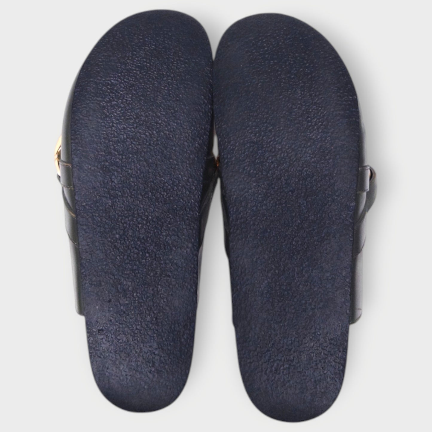 Chain Leather Mules