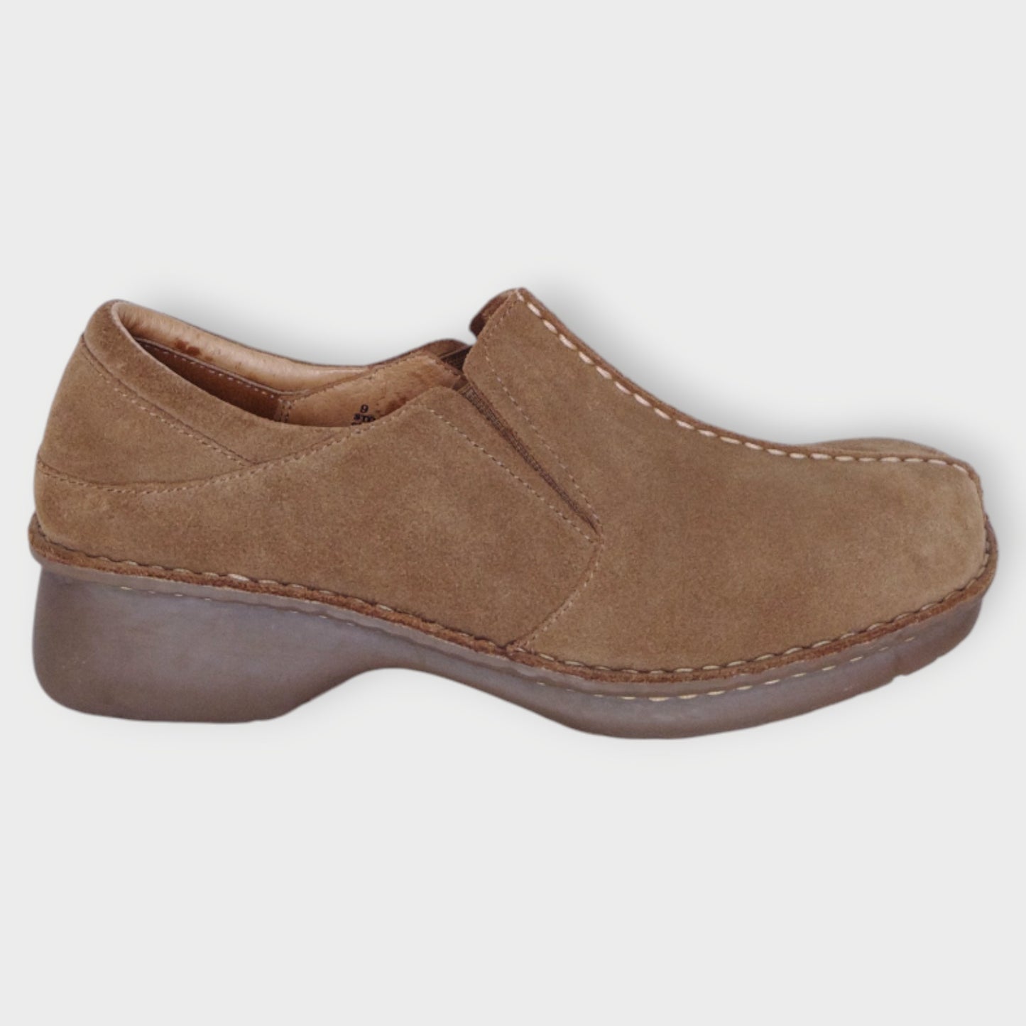 Suede Contrast Stitch Moccasin