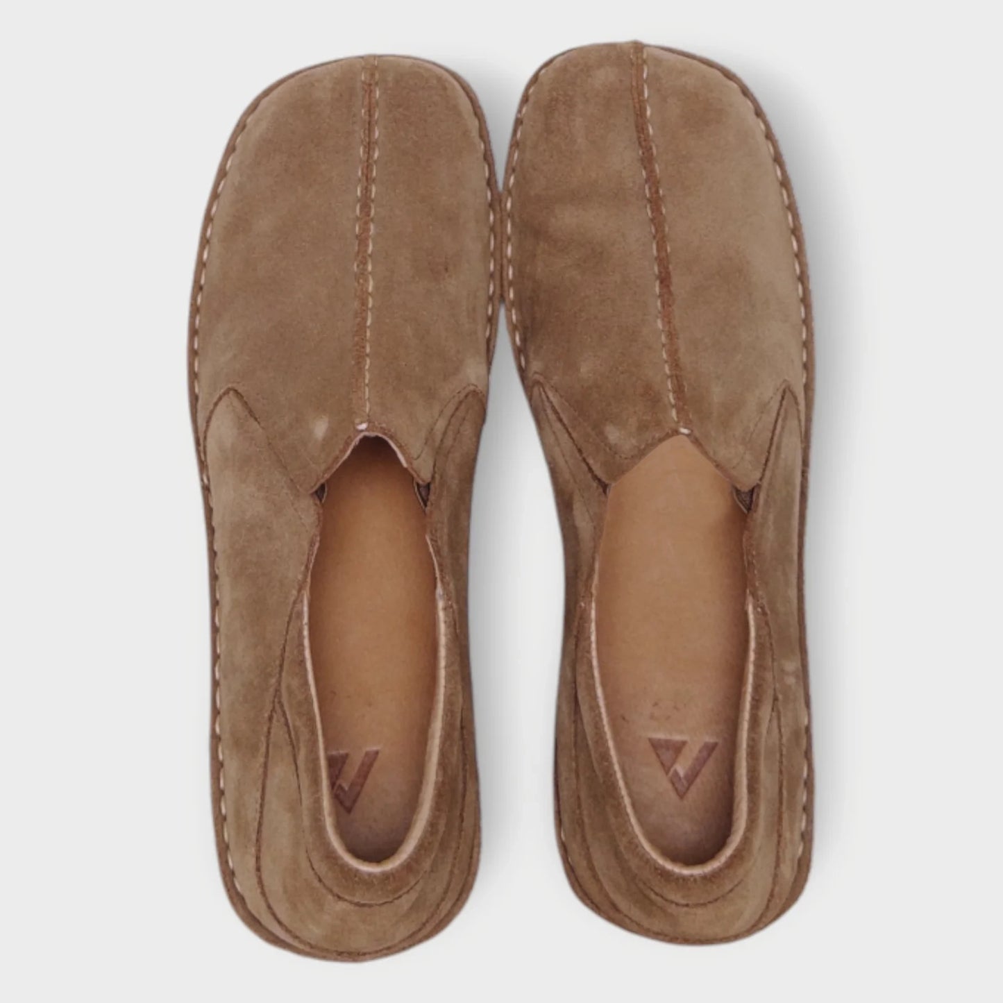 Suede Contrast Stitch Moccasin