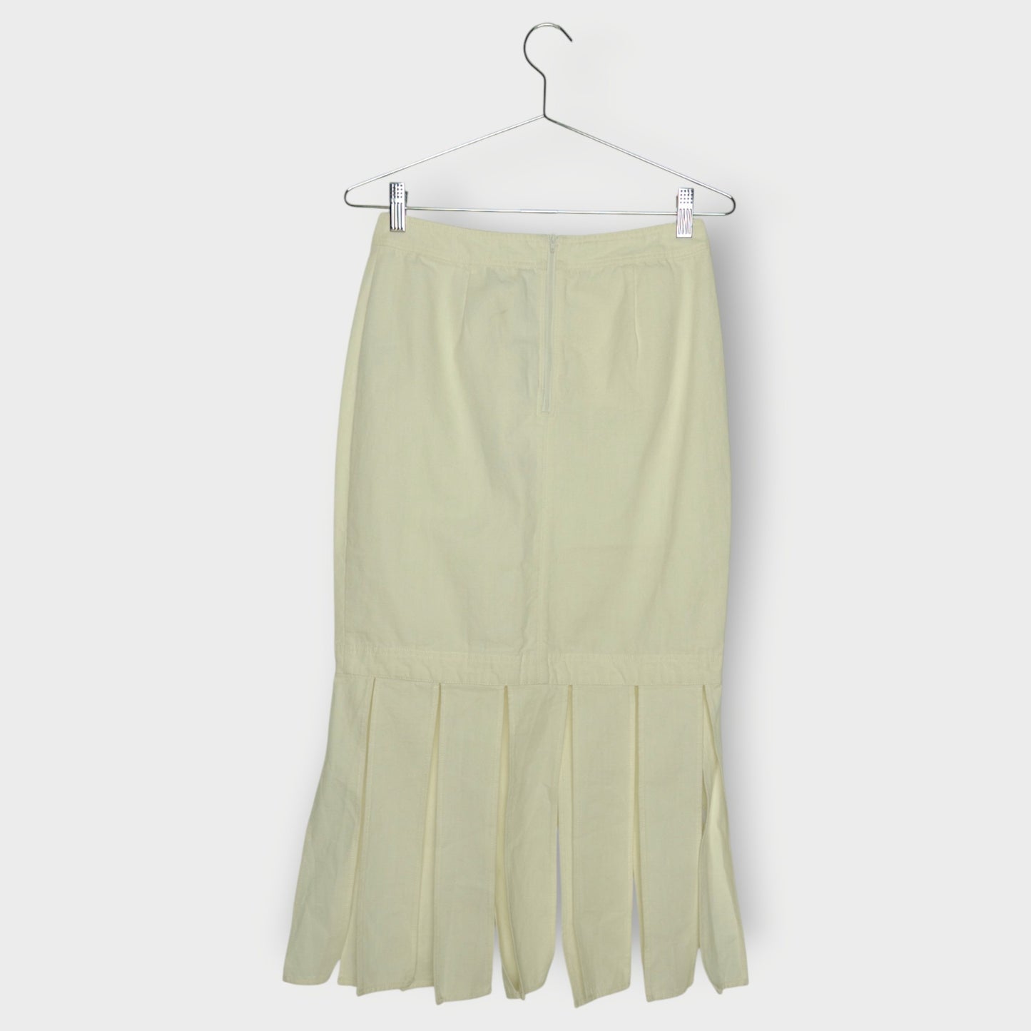 Denim Panel Trim Squid Skirt