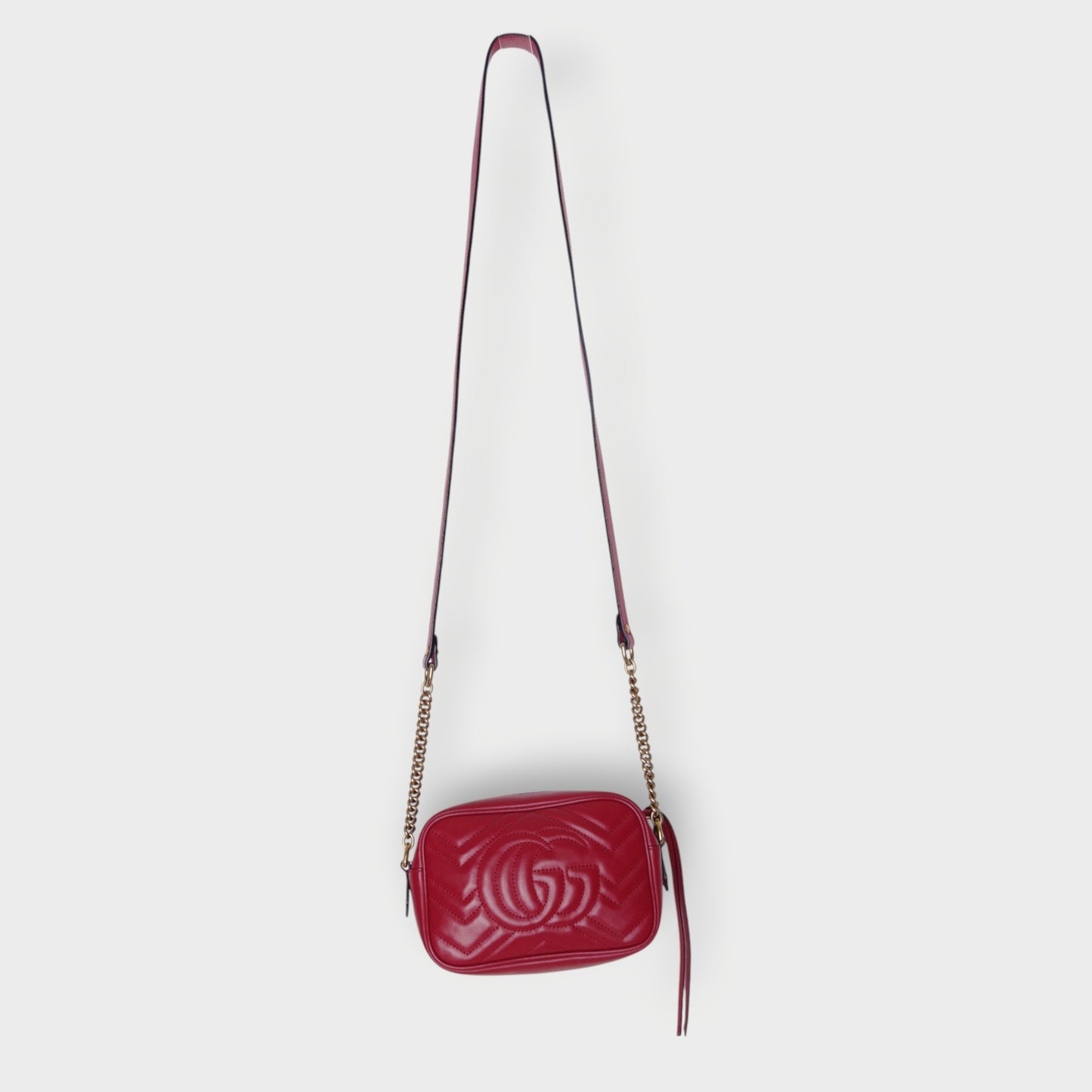 Leather Mini Marmont Bag