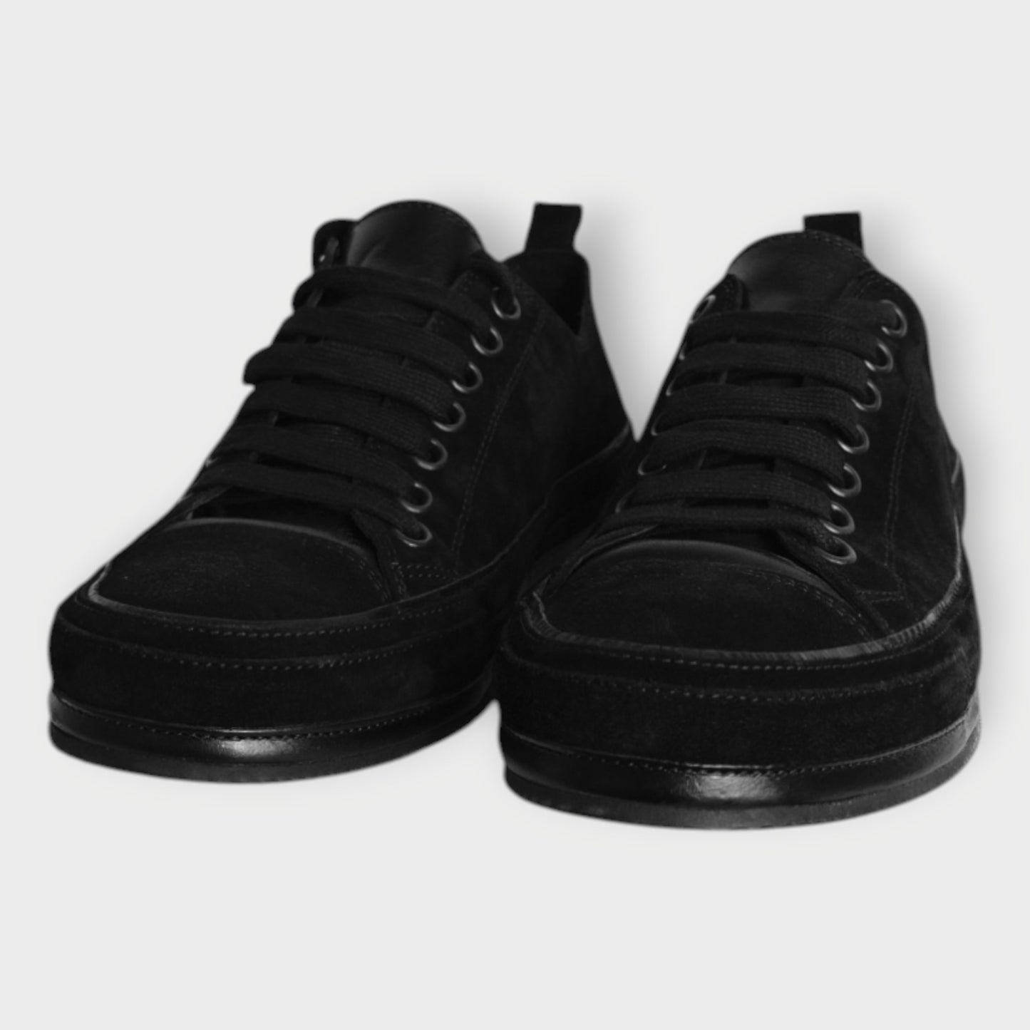 Suede Lace Up Trainers