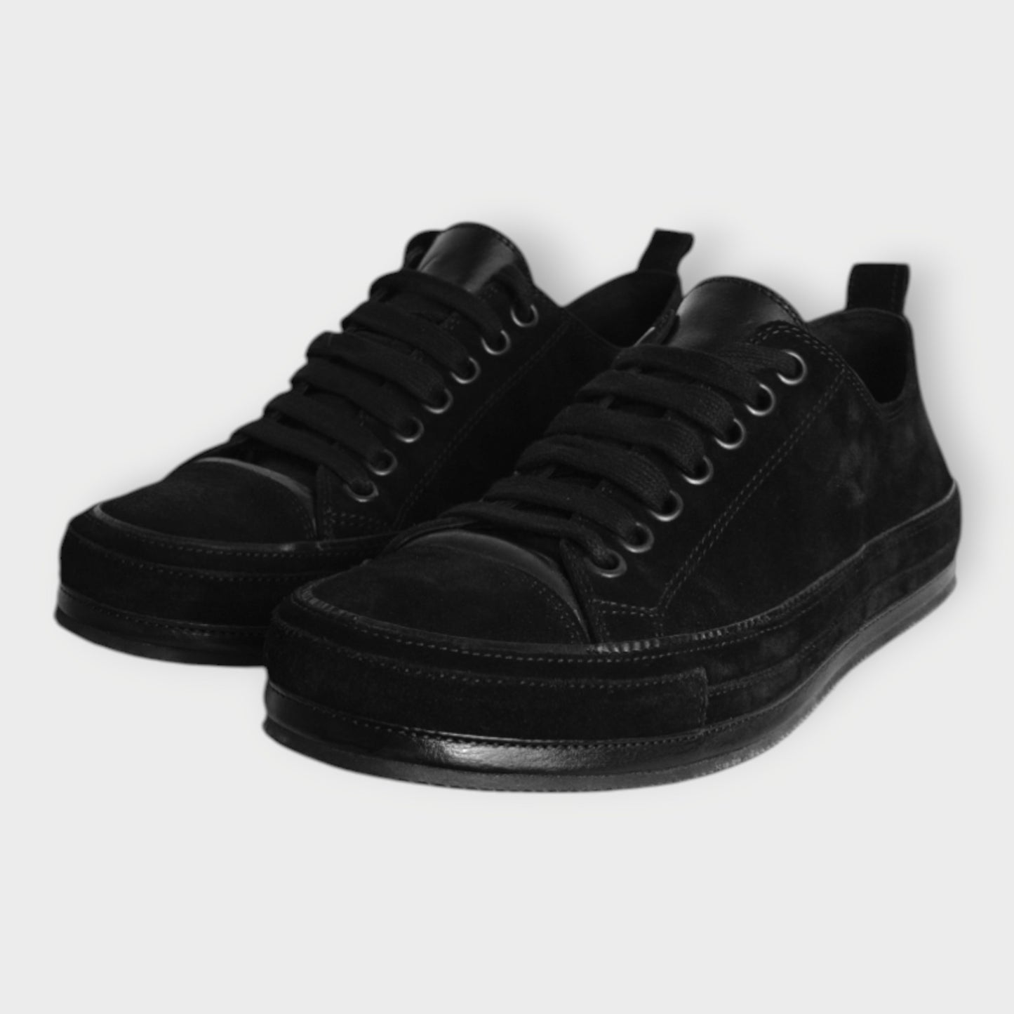 Suede Lace Up Trainers