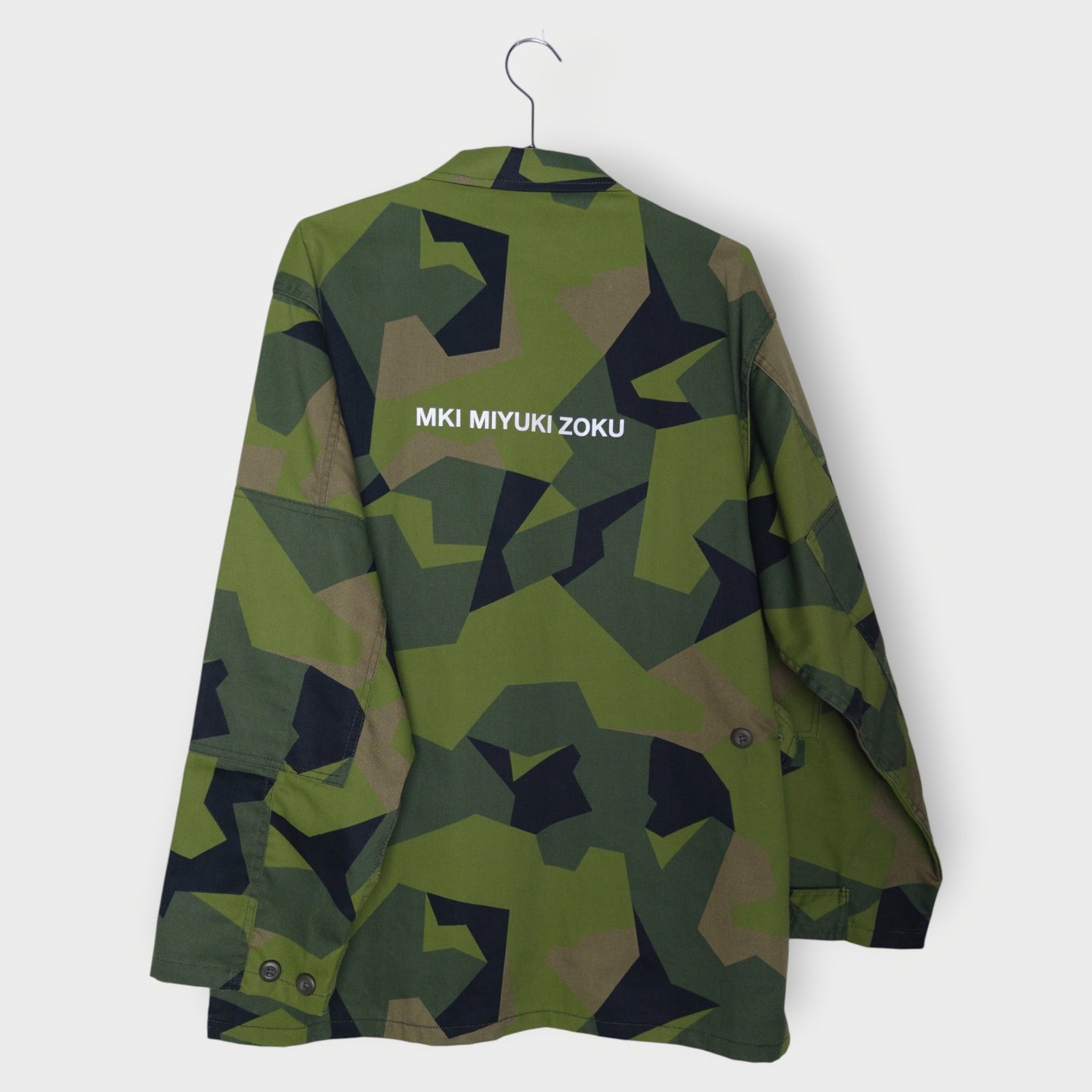 Camo Cotton Overshirt Jacket