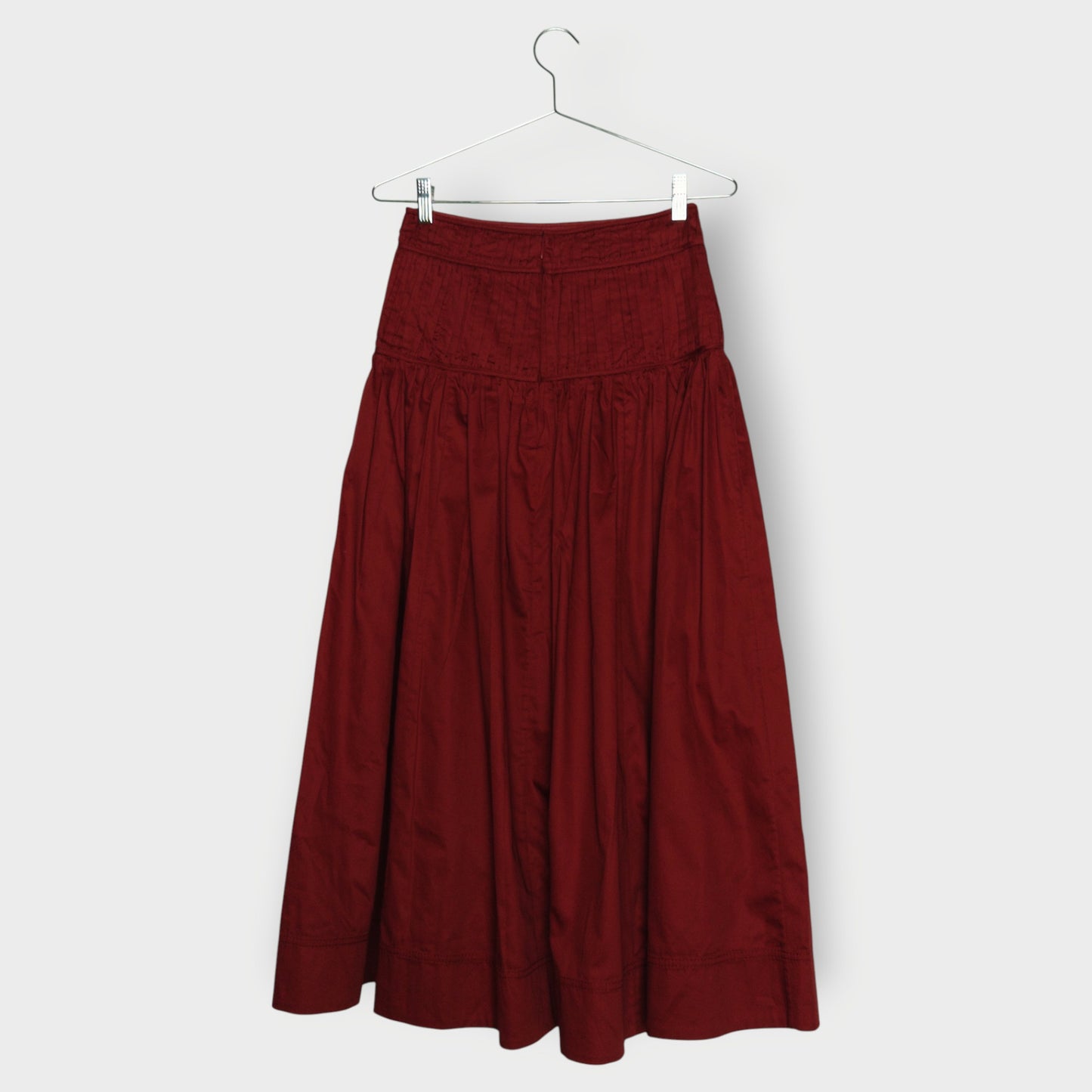 Enamour Gathered Midi Skirt