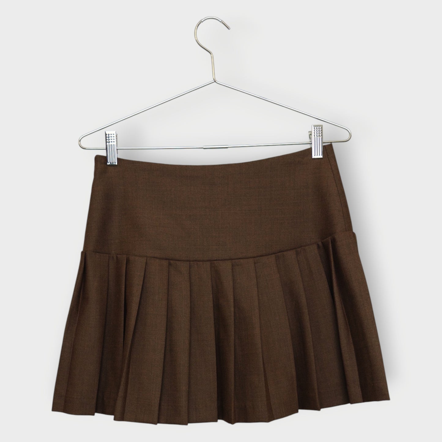 Wool Pleat Skirt