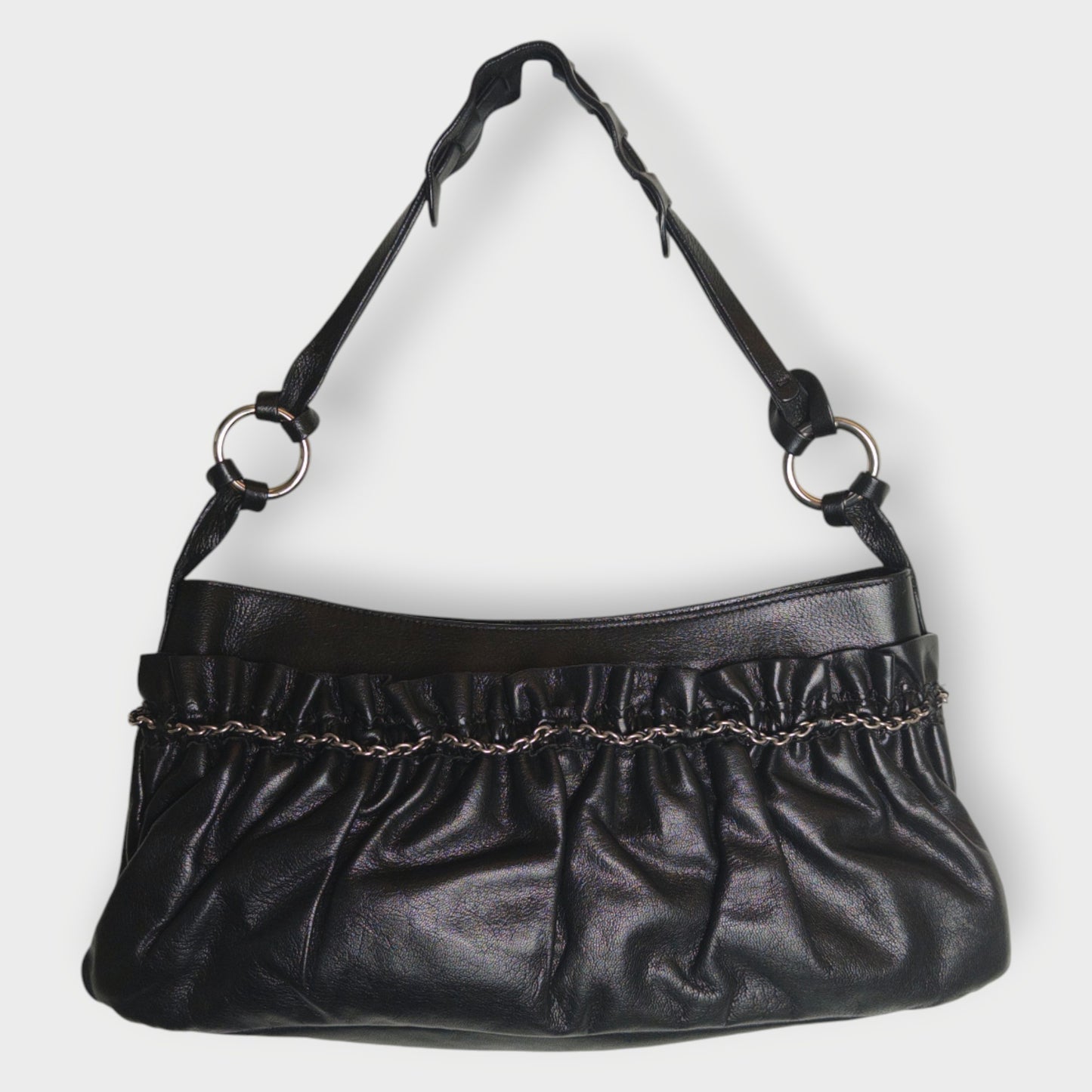 Leather Chain Shoulder Bag