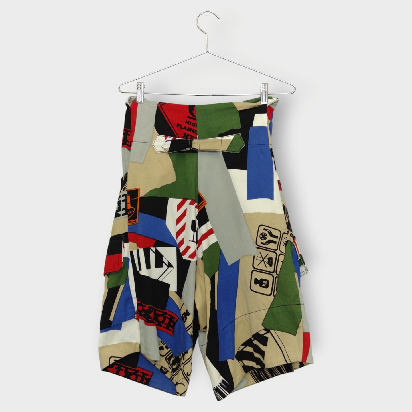 Patchwork Printed Shorts
