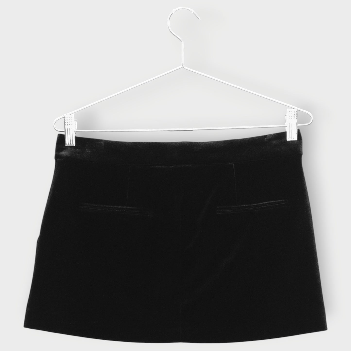 Velvet Mini Skirt