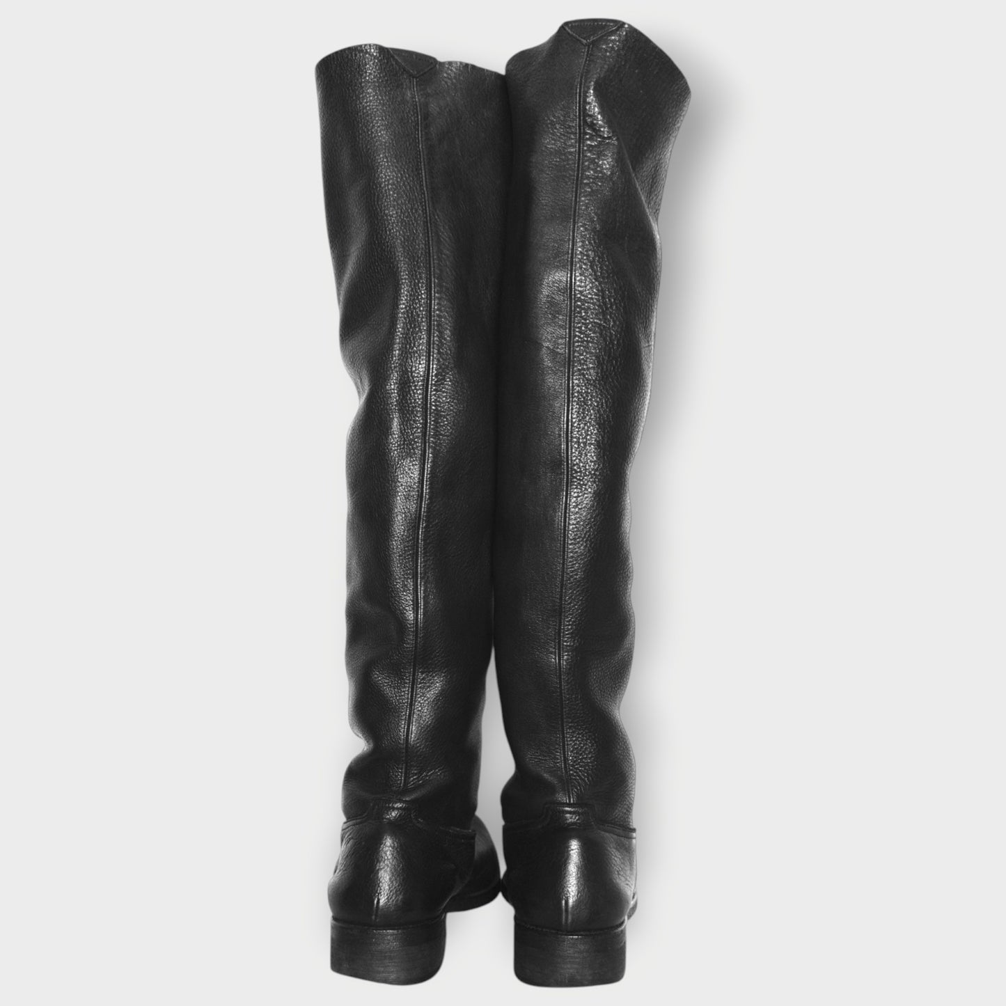 Leather Slouch Riding Boot
