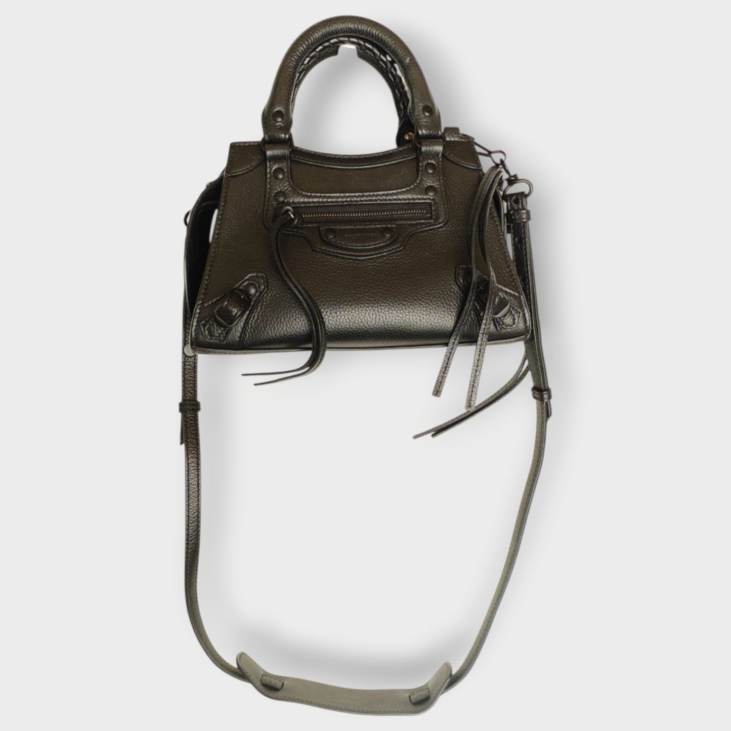 Leather Nano City Bag