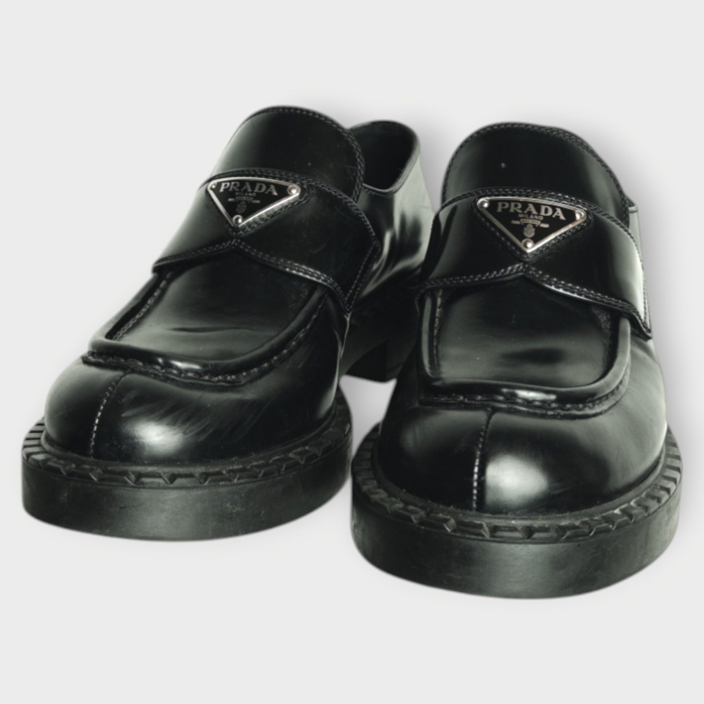 Leather Patent Loafers