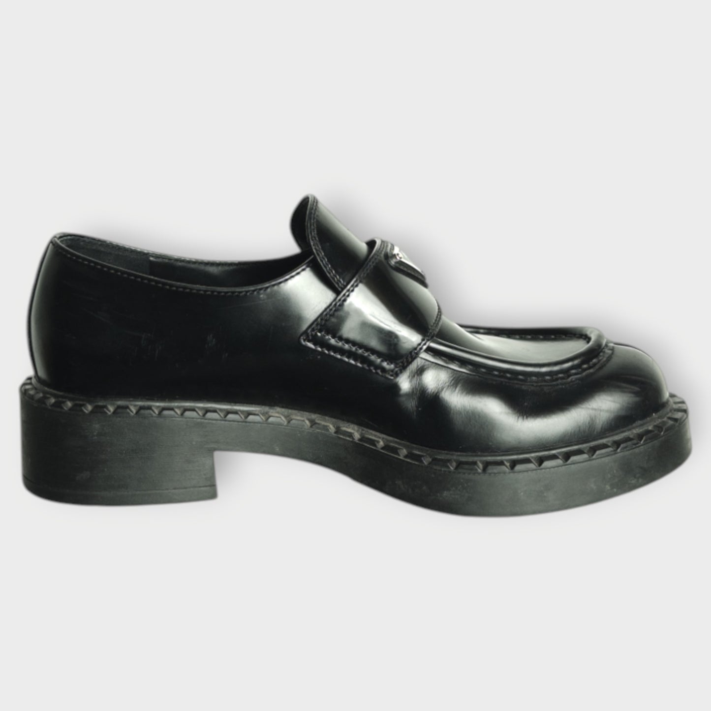 Leather Patent Loafers