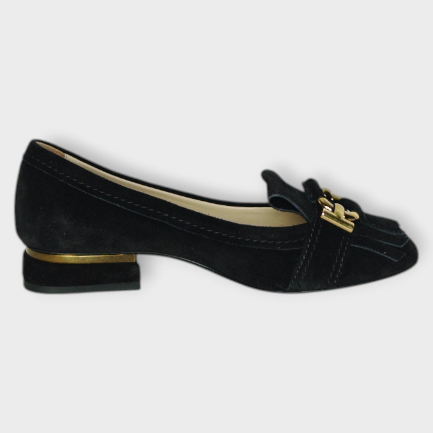 Suede Tassel Loafers