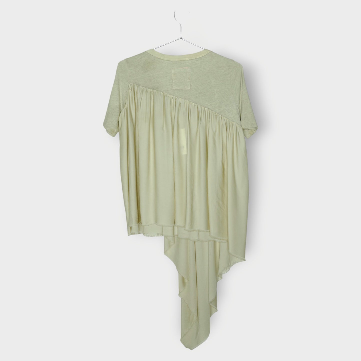 Asymmetric Gathered Bust Tee