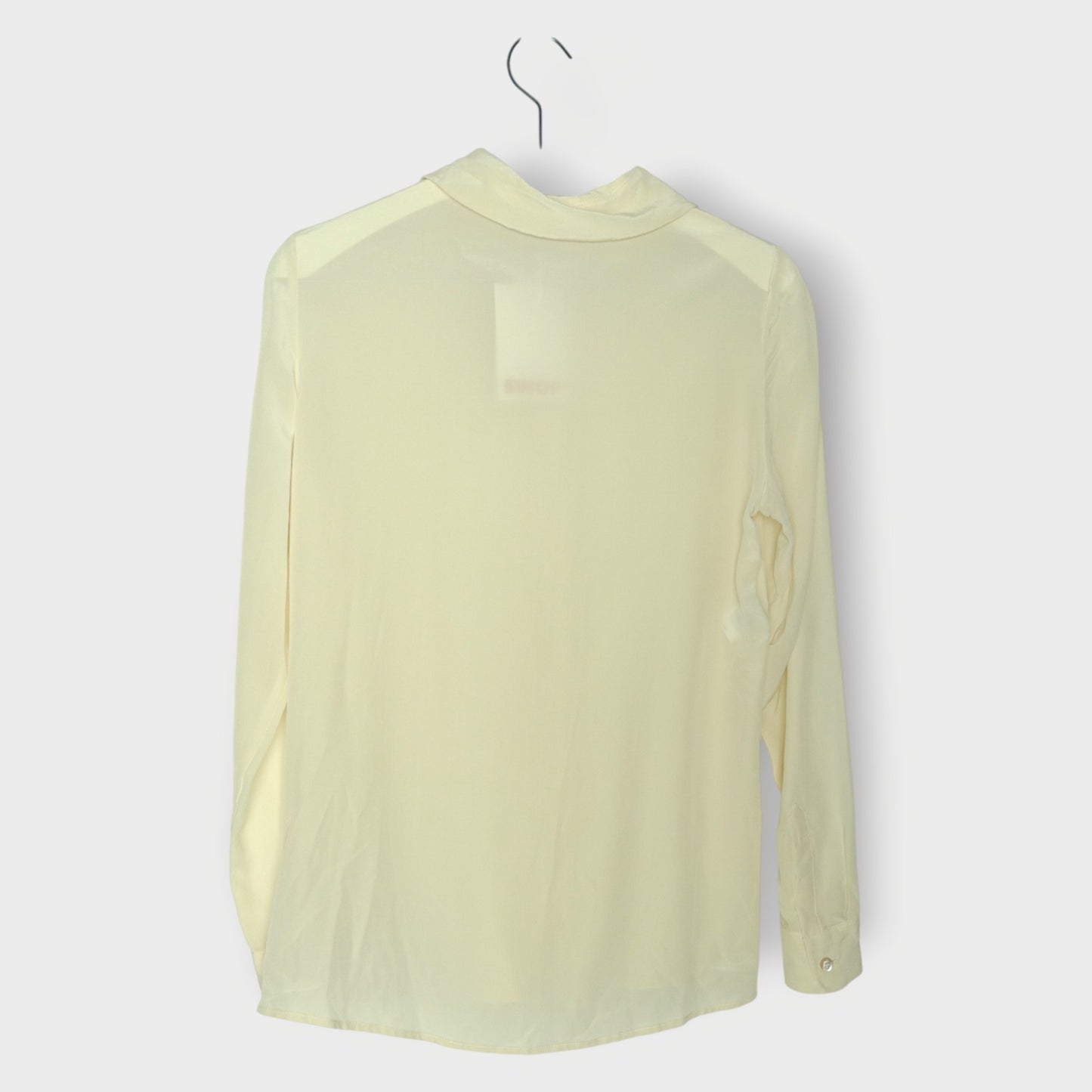 Silk Ruffle Trim Blouse