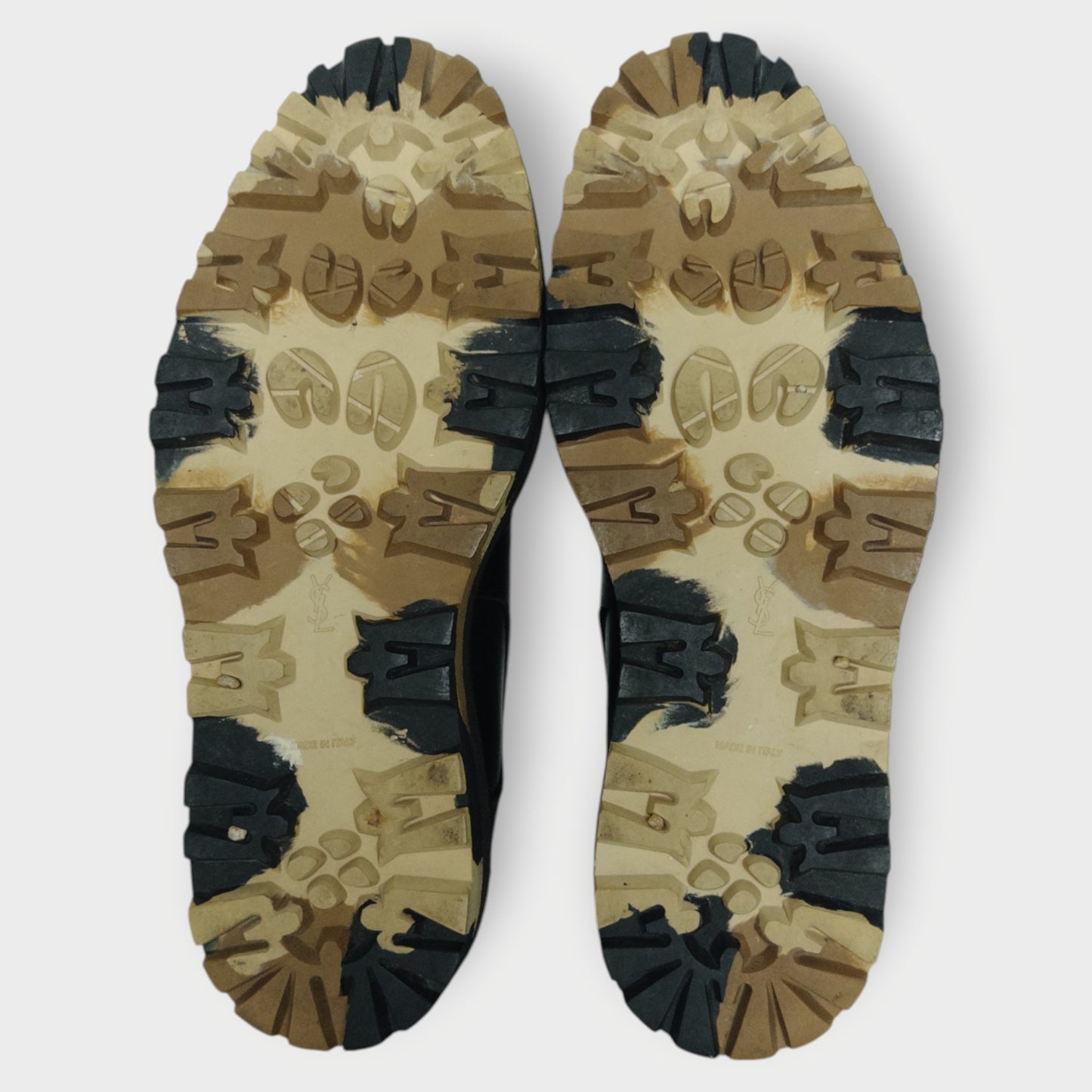 Leather Camo Sole Derby Shoe