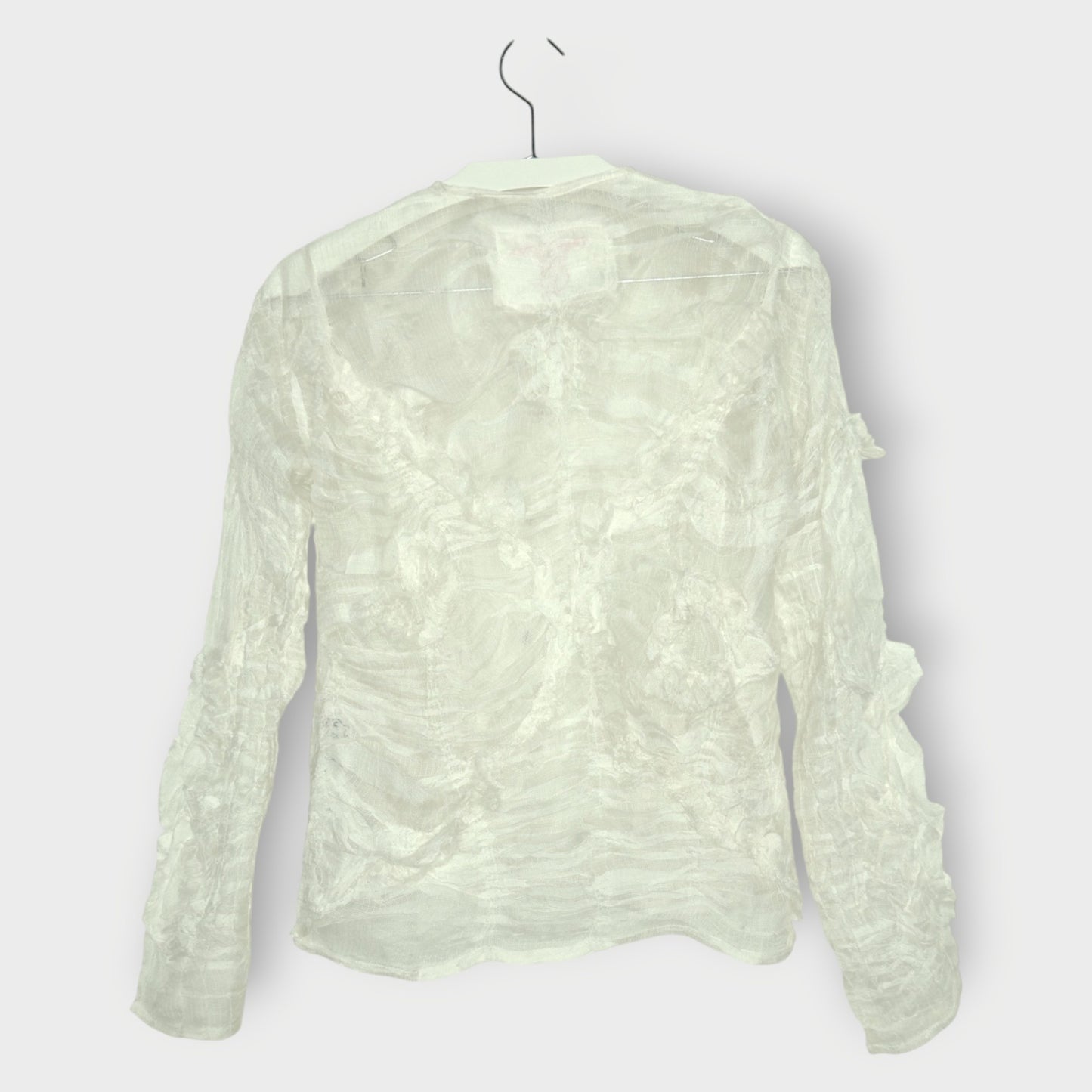 Silk Cotton Gathered & Ruched Shirt