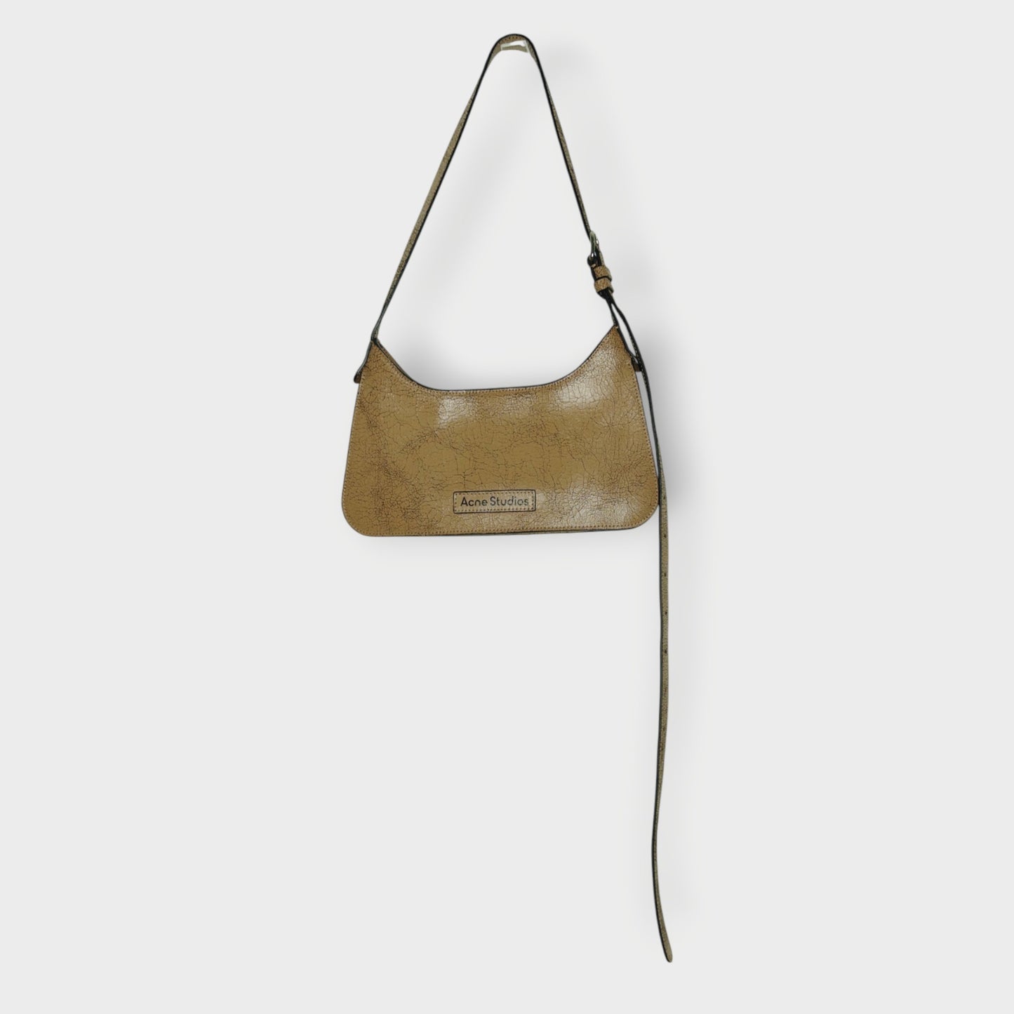 Cracked Leather Platt Mini Bag