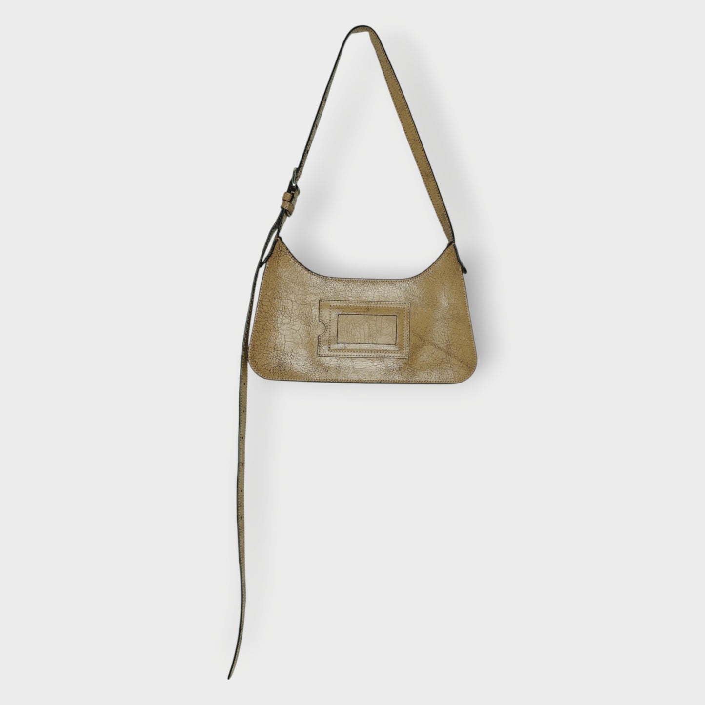 Cracked Leather Platt Mini Bag