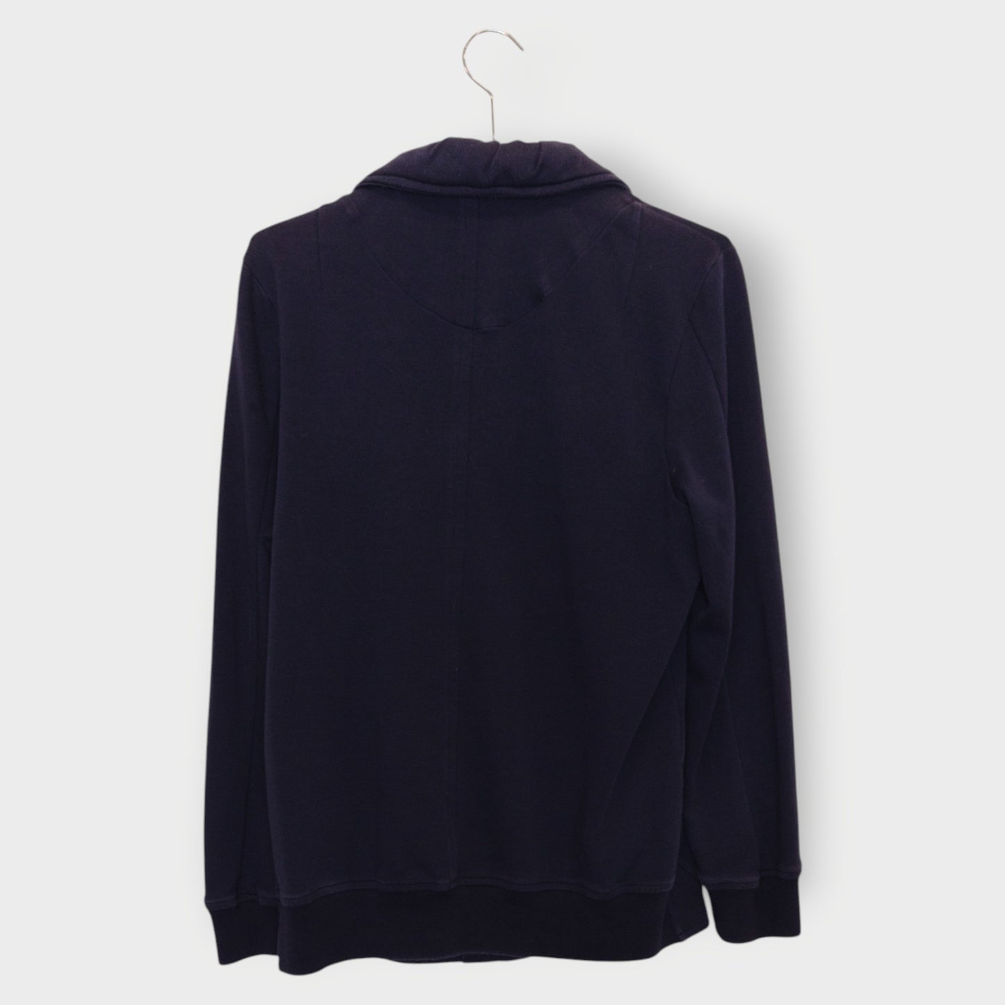 Gathered Collar Jersey Jacket