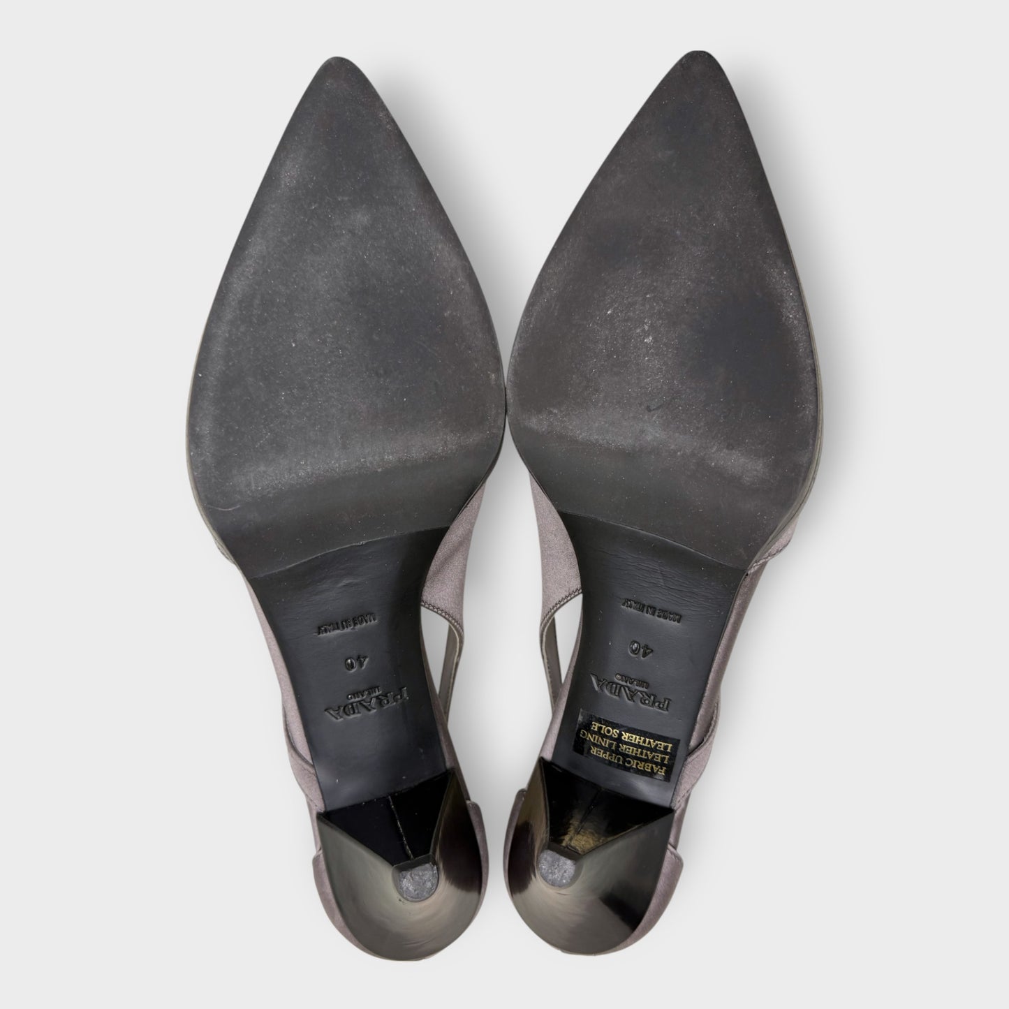 Satin Cut Out Kitten Heel