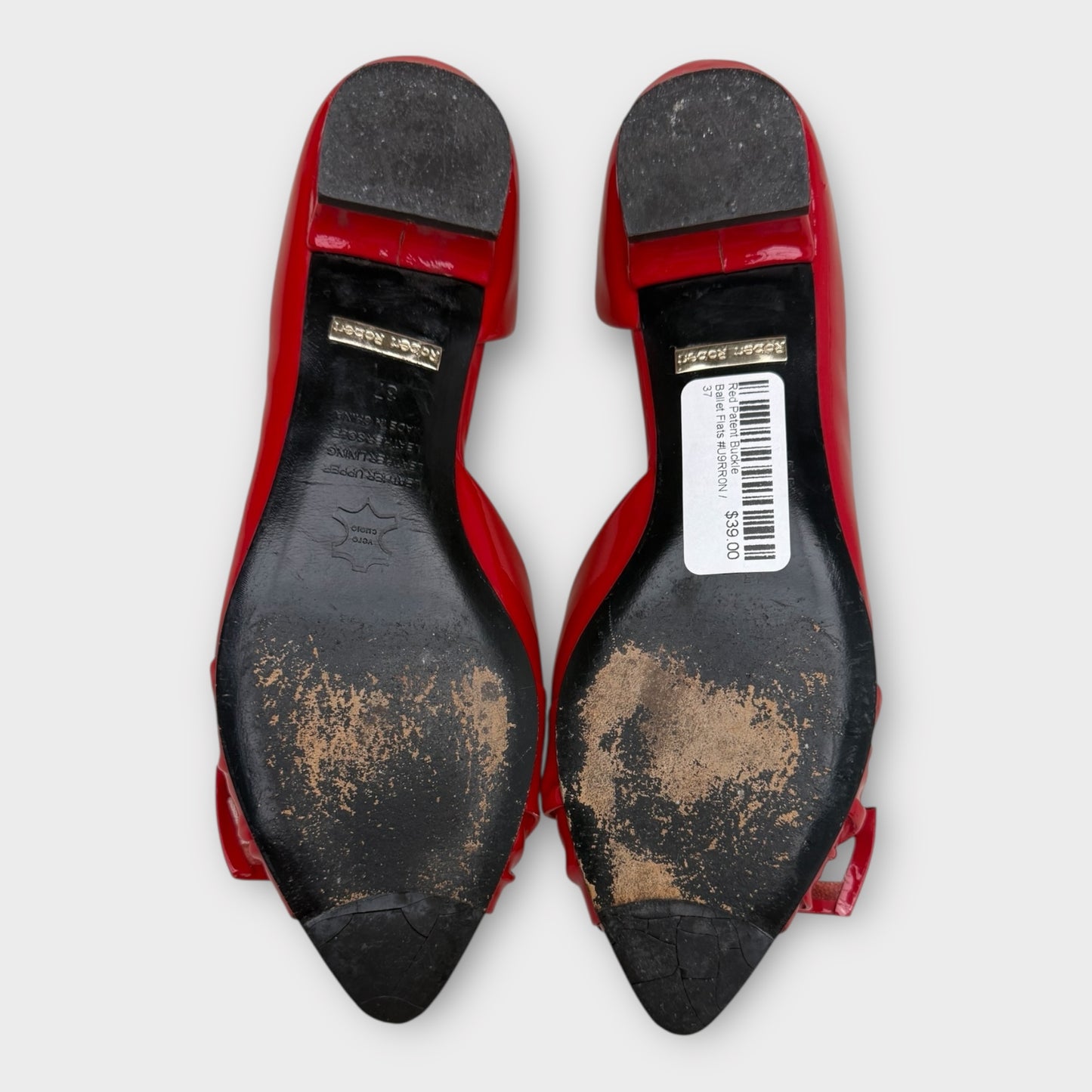 Patent Buckle Ballet Flats