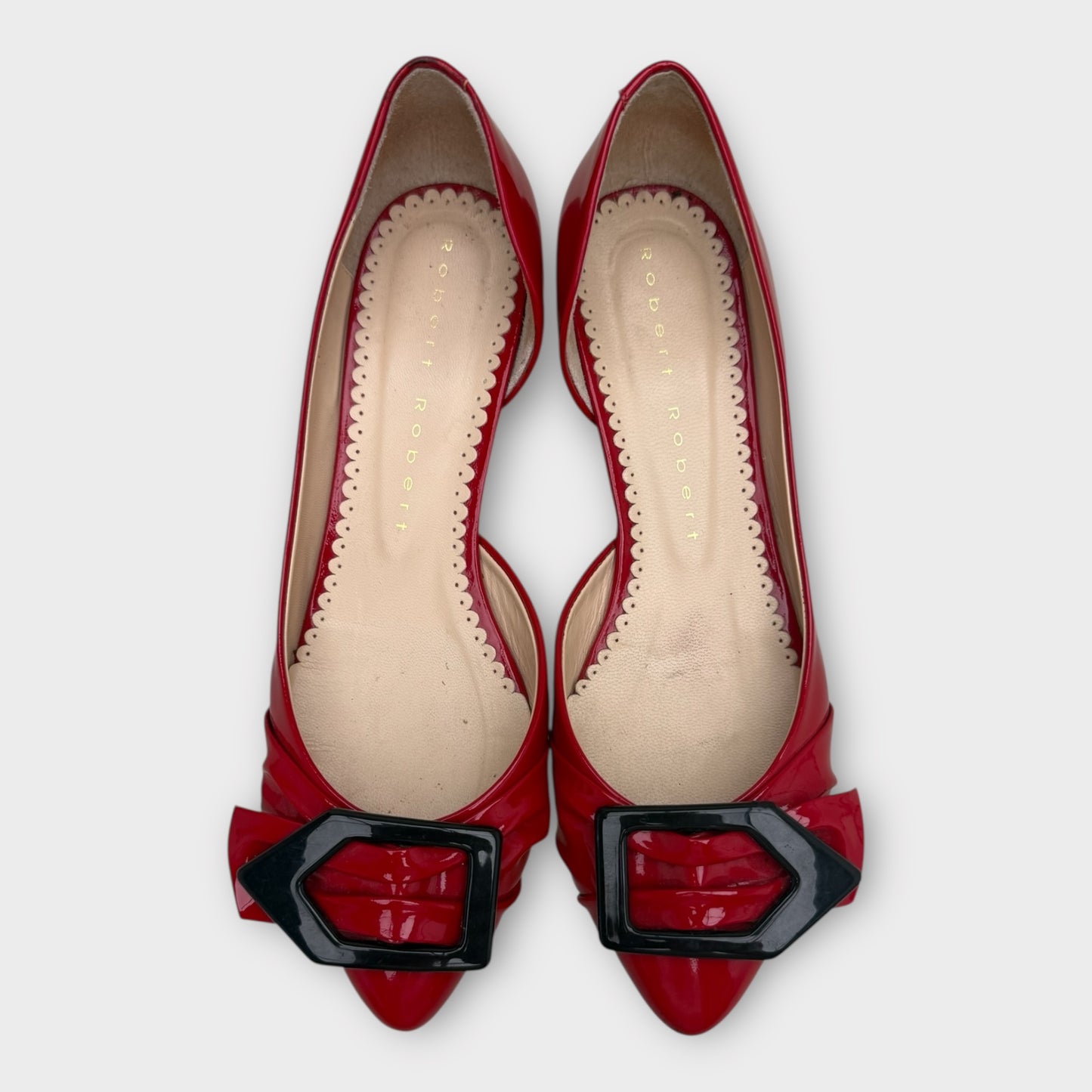 Patent Buckle Ballet Flats