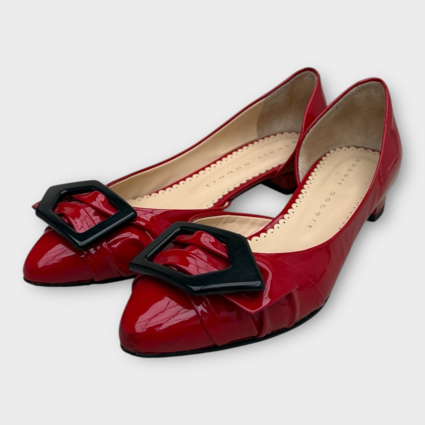Patent Buckle Ballet Flats